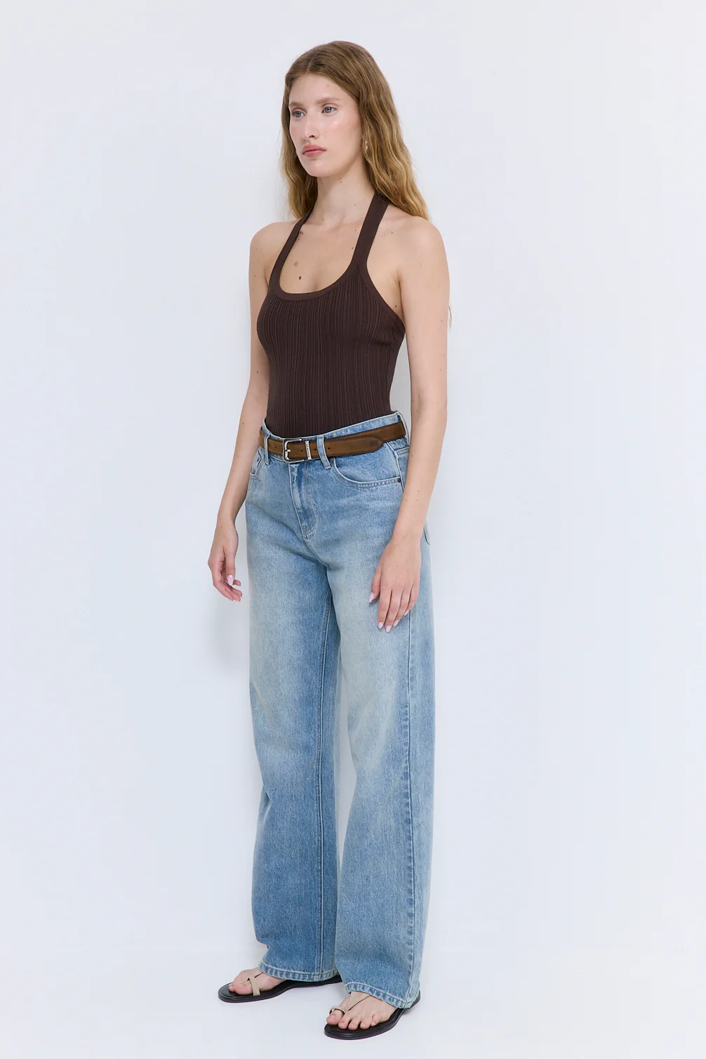 Ribbed Halter Neck Tank Top - Image 4