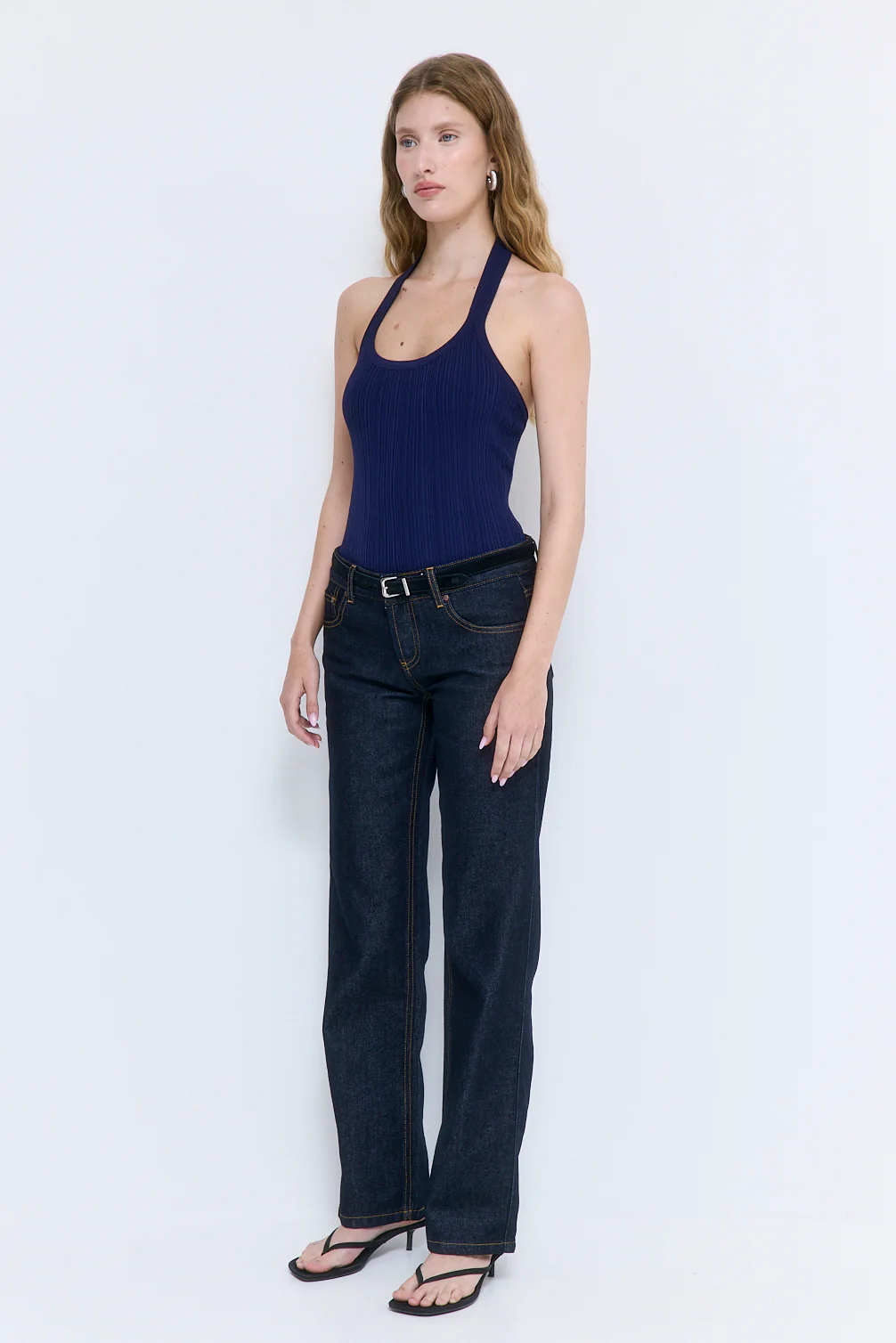 Ribbed Halter Neck Tank Top - Image 4