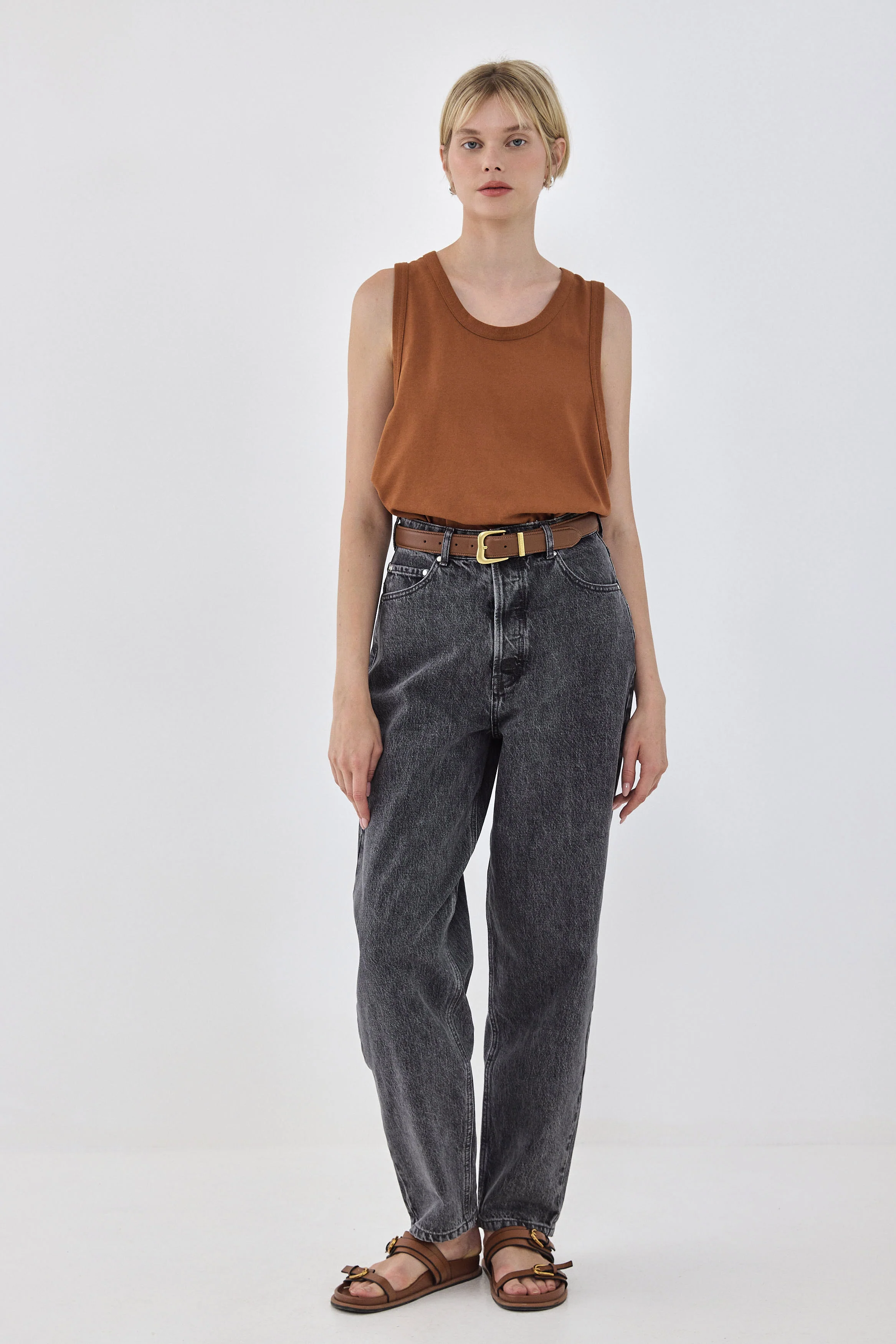 Heavy Cotton Boxy Tank Top - Image 2