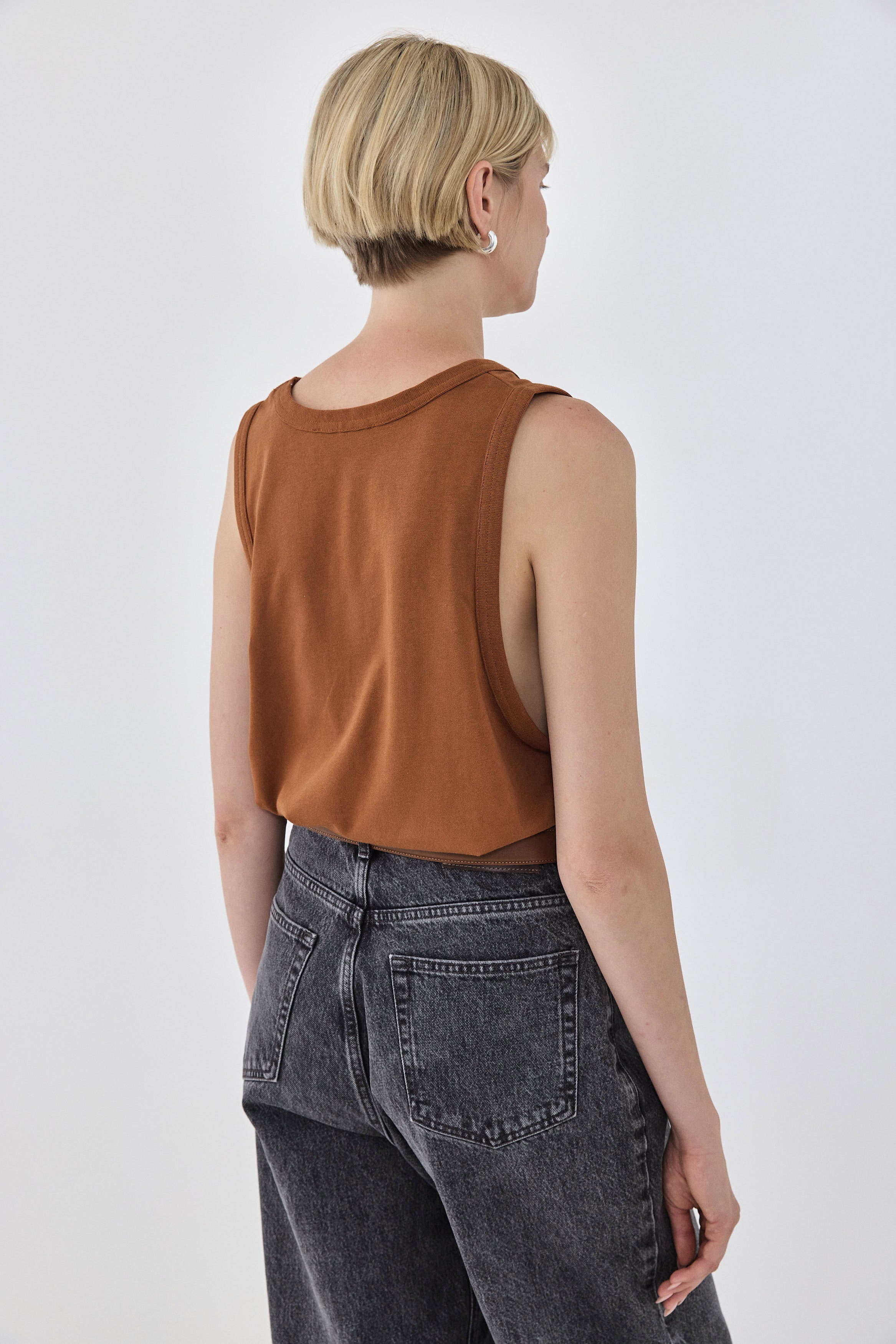 Heavy Cotton Boxy Tank Top - Image 4