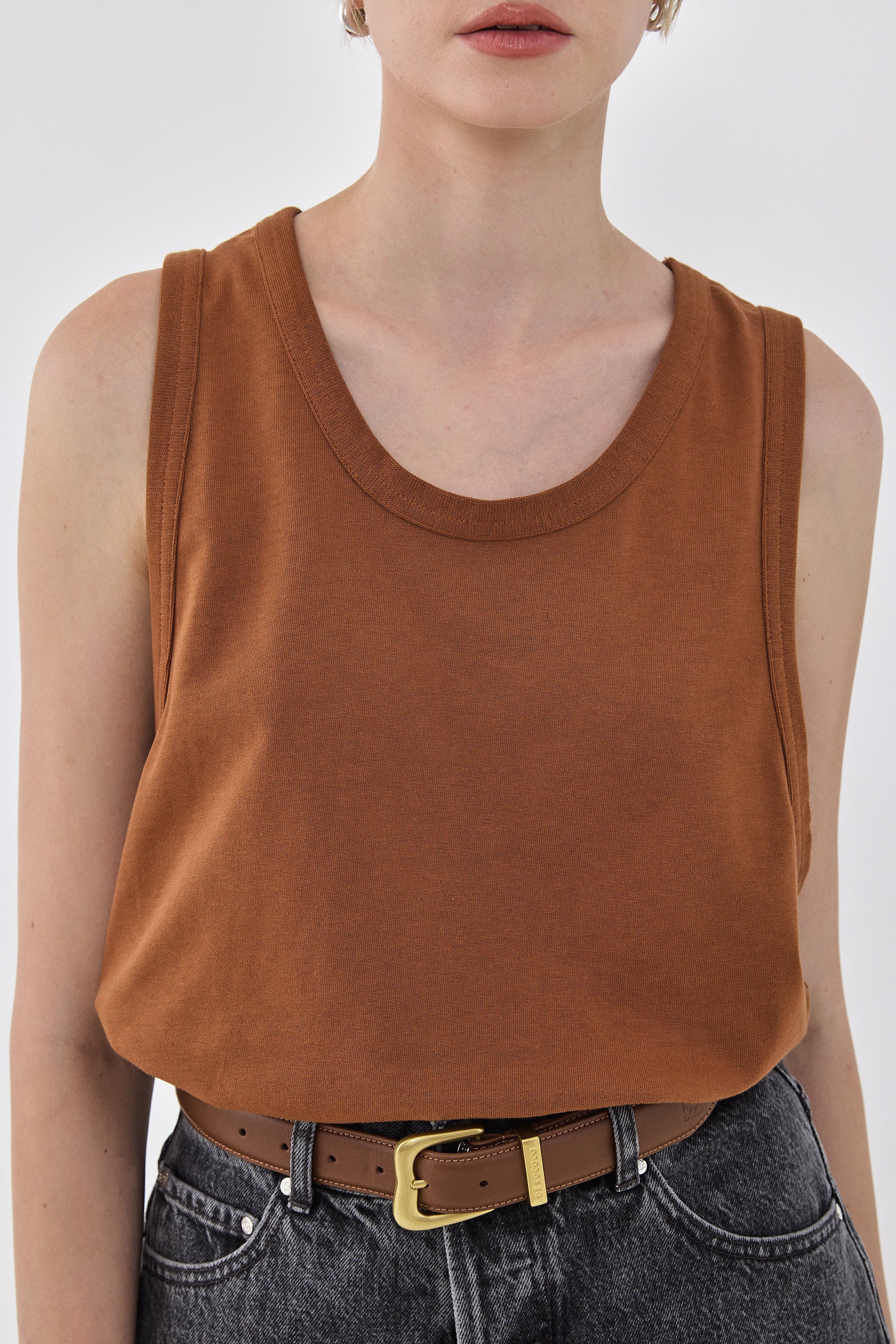 Heavy Cotton Boxy Tank Top - Image 6