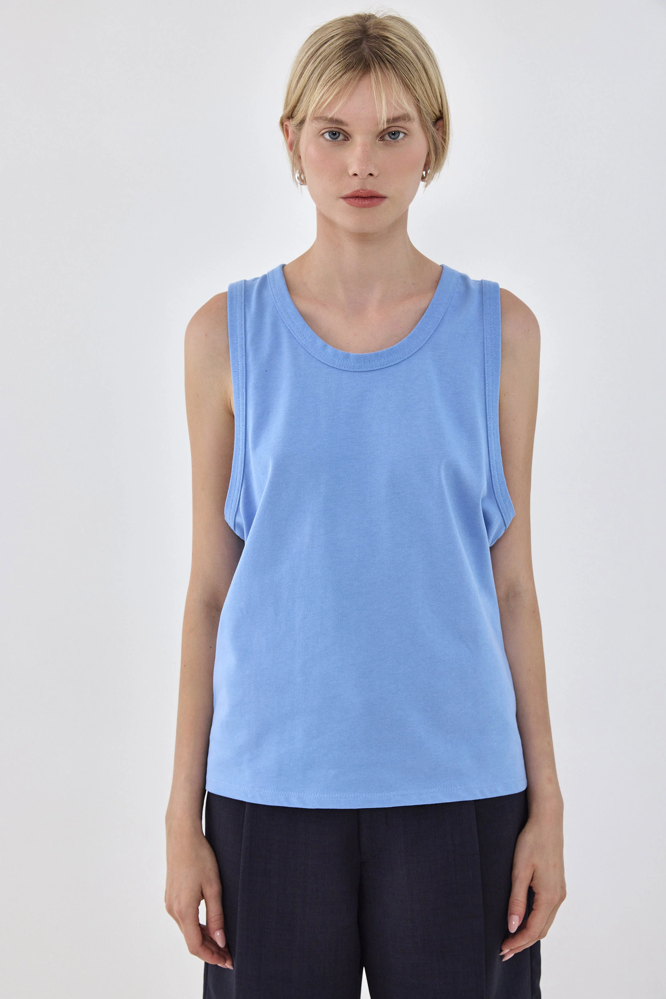 Heavy Cotton Boxy Tank Top