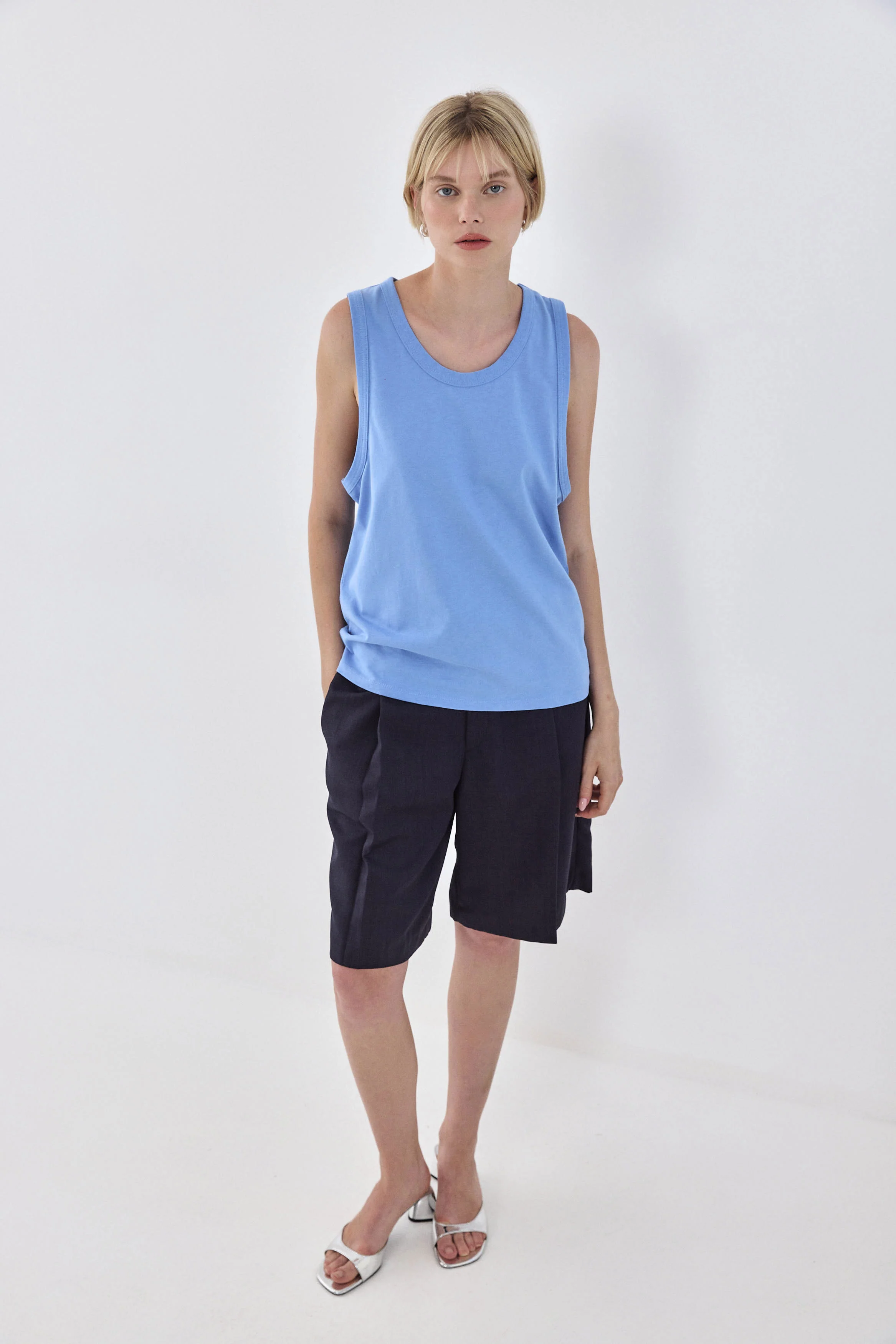 Heavy Cotton Boxy Tank Top - Image 3