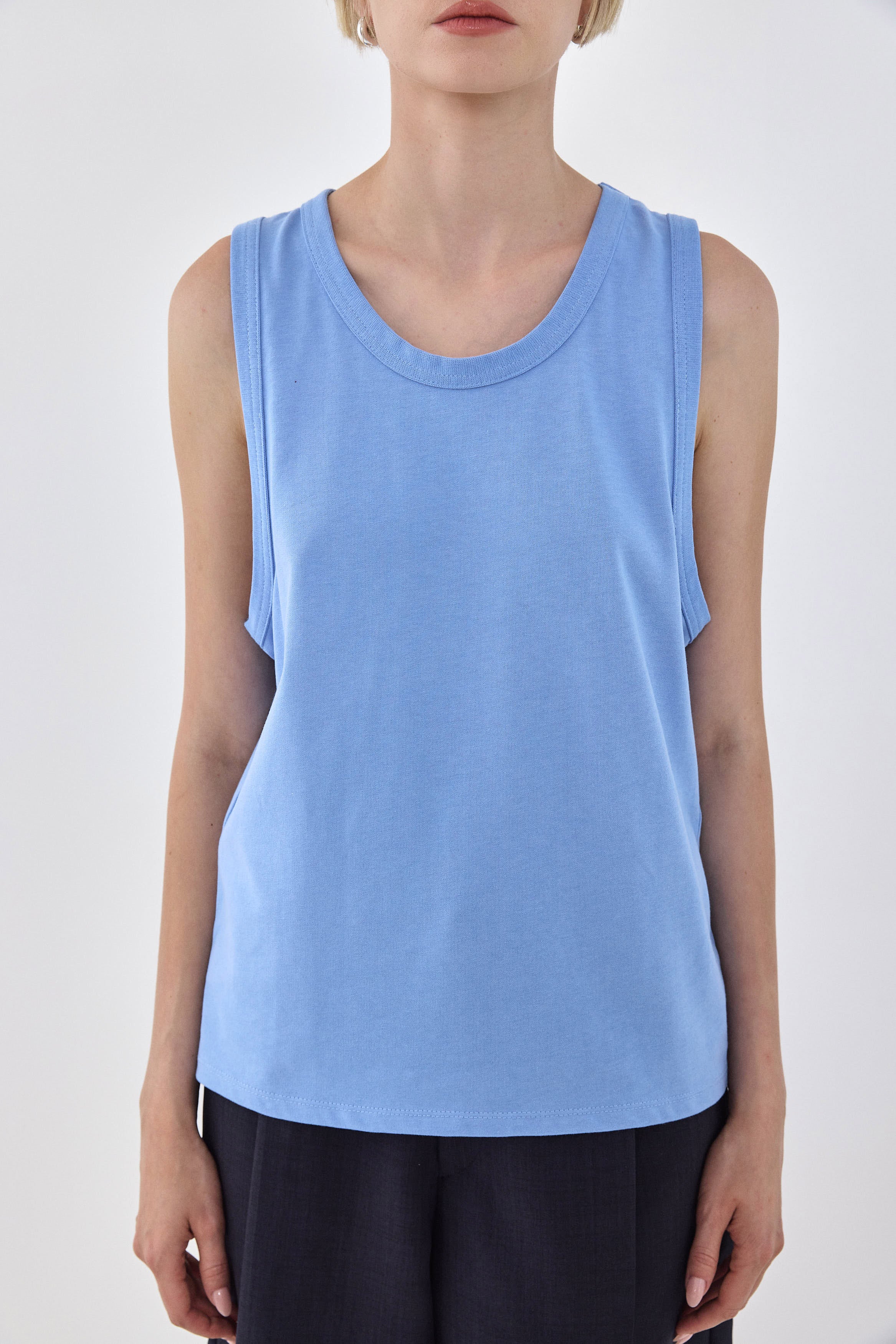 Heavy Cotton Boxy Tank Top - Image 6