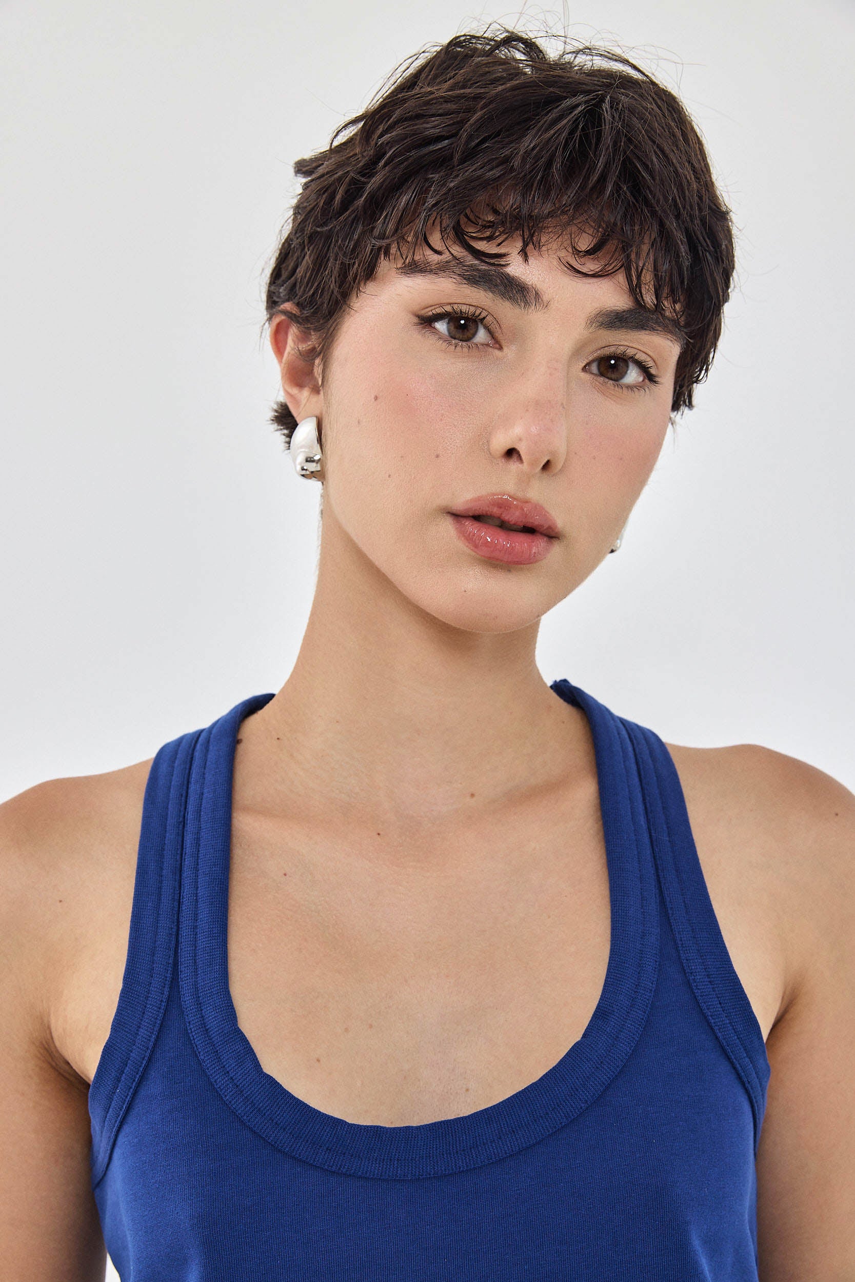 Heavy Cotton Deep Scoop Tank Top - Image 8