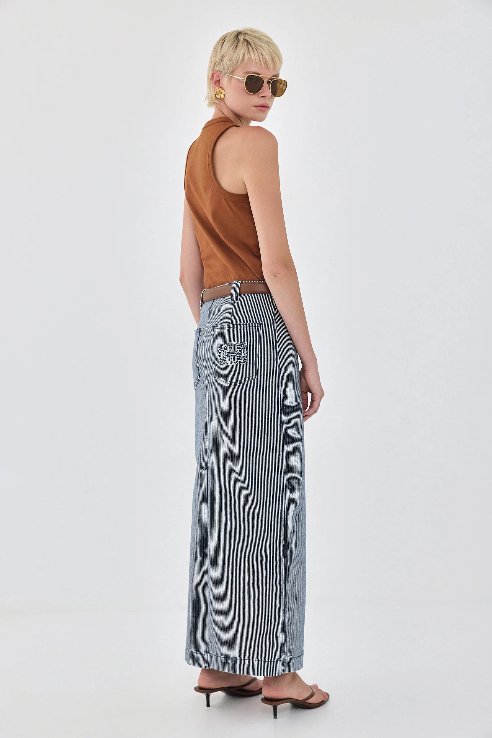 Heavy Cotton Deep Scoop Tank Top - Image 5