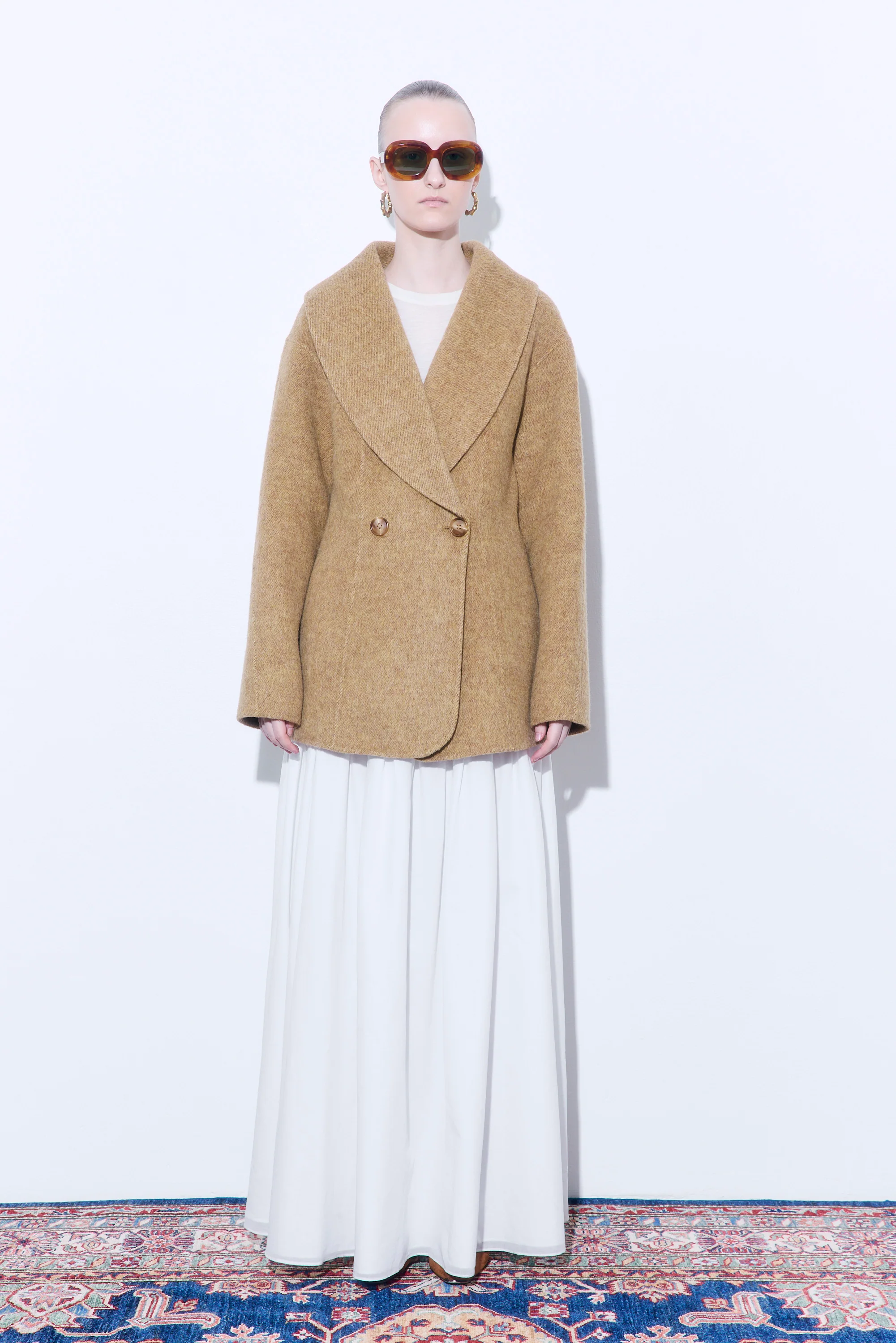 Hourglass Double Wool Coat - Image 2