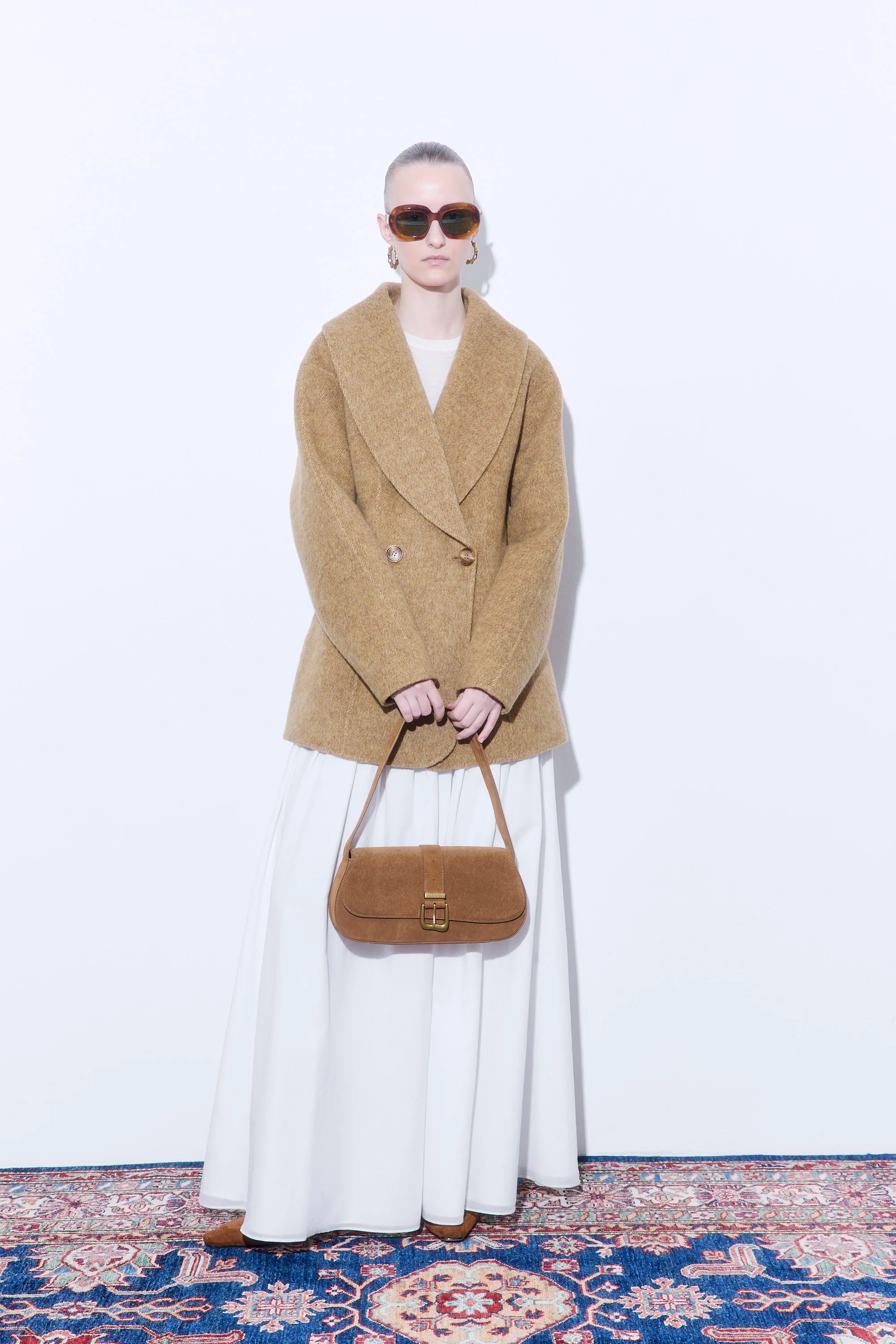 Hourglass Double Wool Coat - Image 6