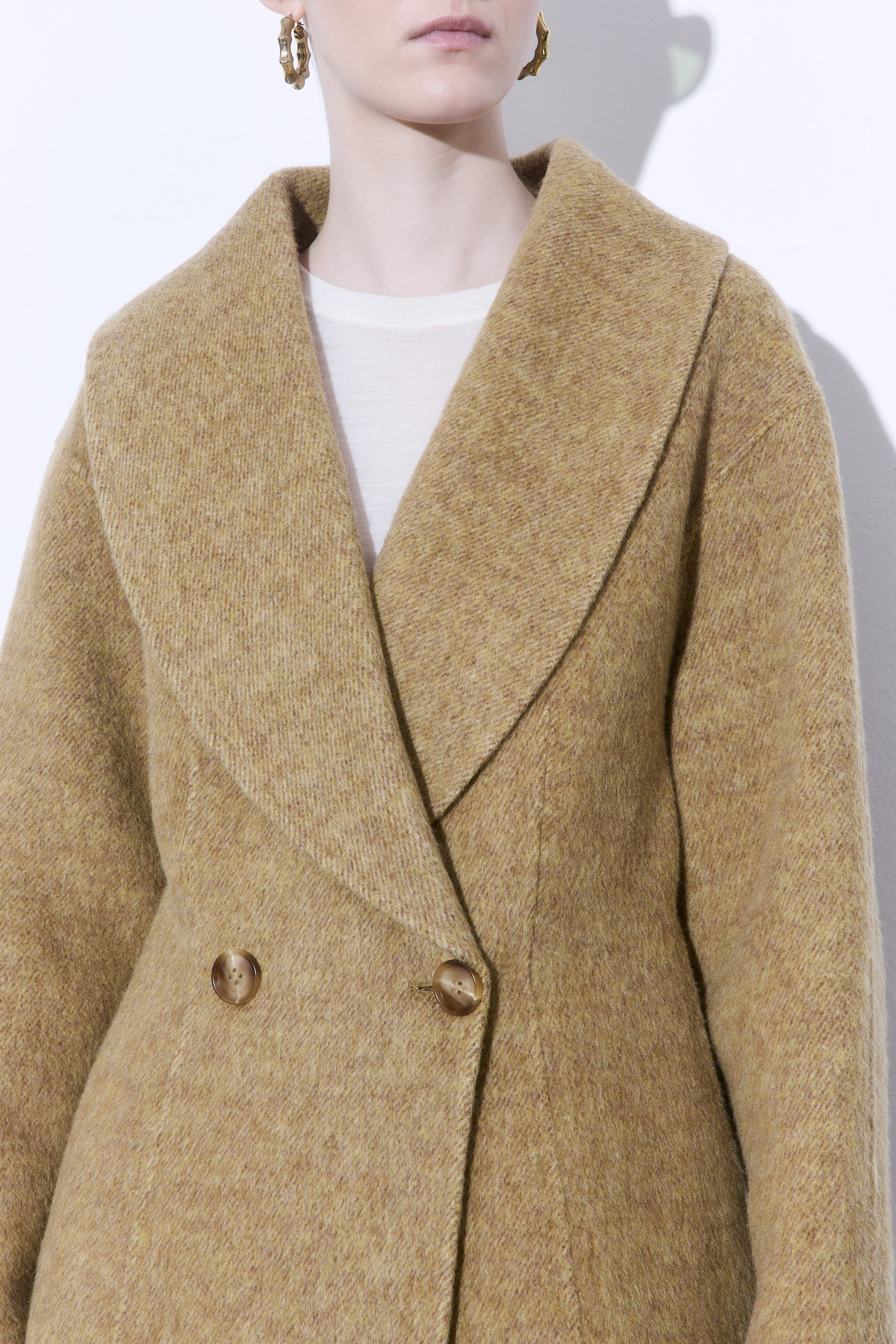 Hourglass Double Wool Coat - Image 7