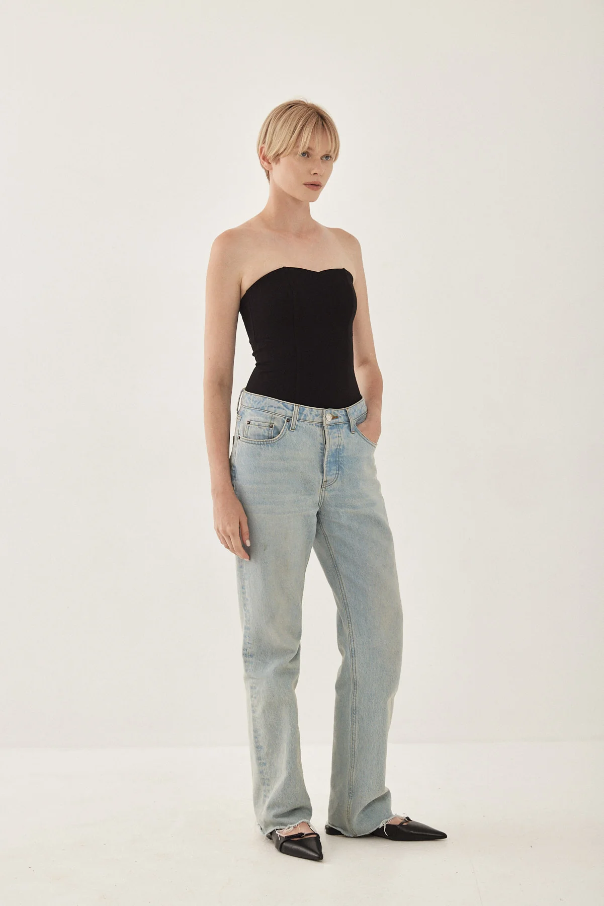Jersey Strapless Top - Image 4