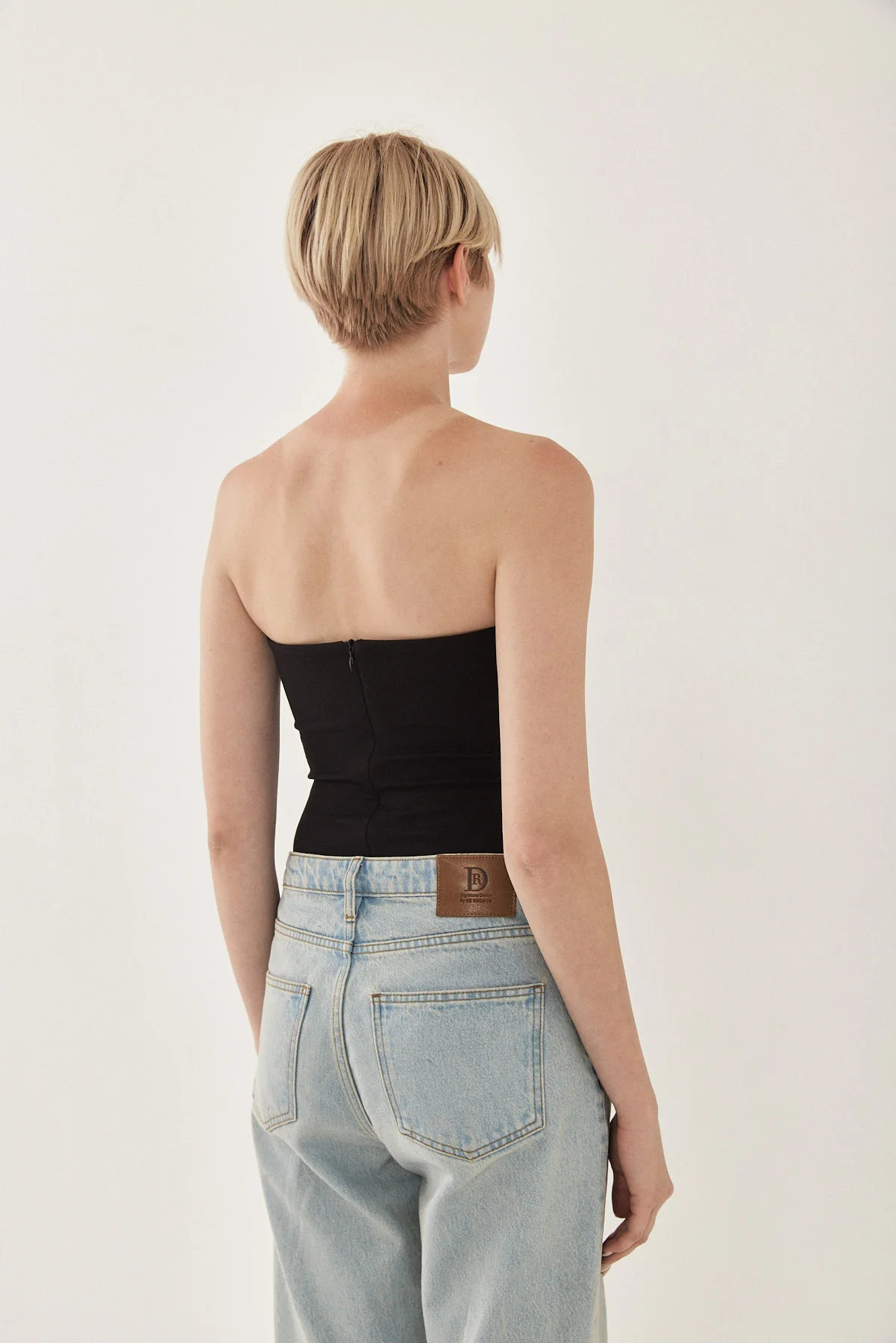 Jersey Strapless Top - Image 5