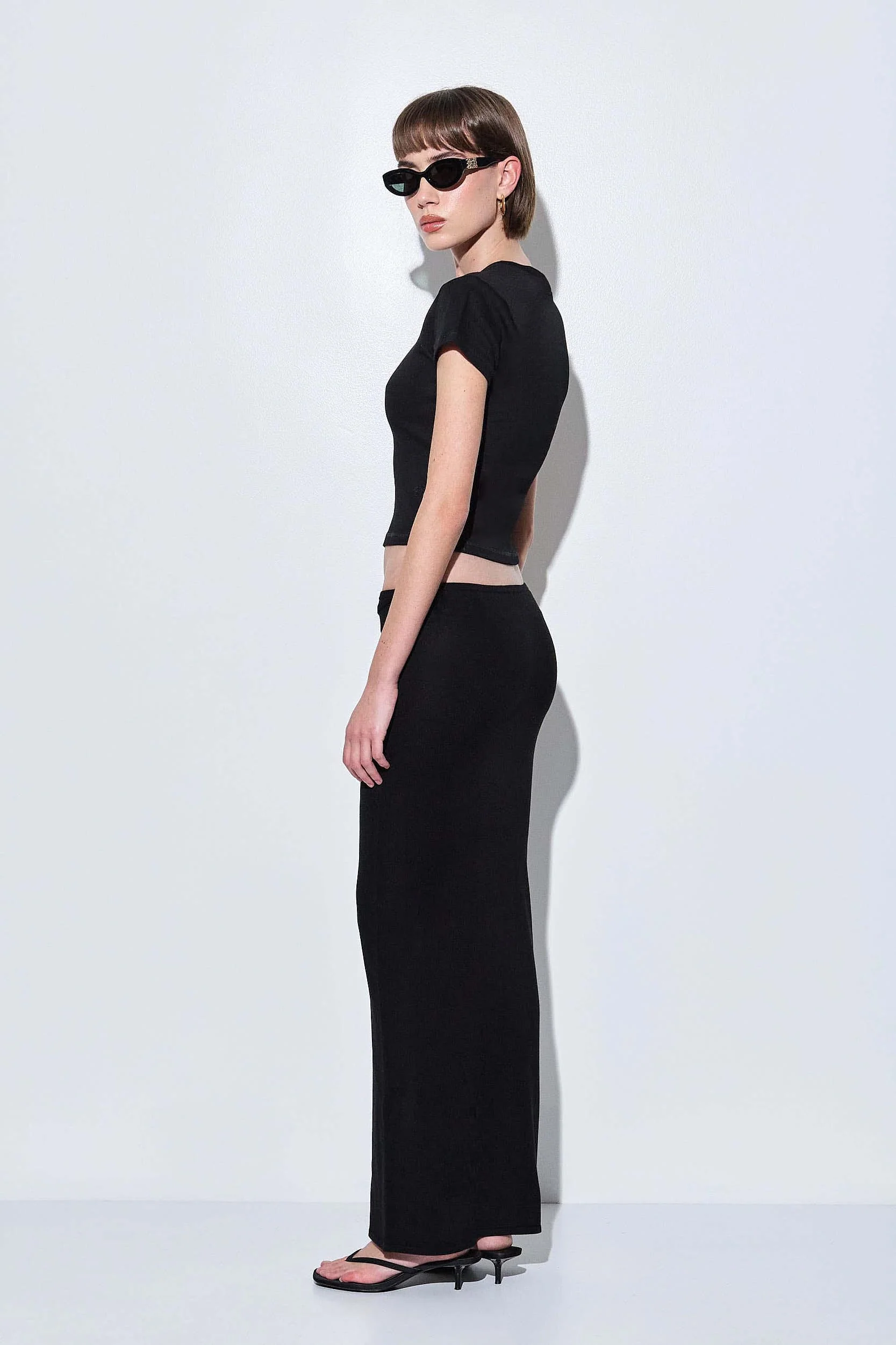 Knitted Buckle Maxi Skirt - Image 5