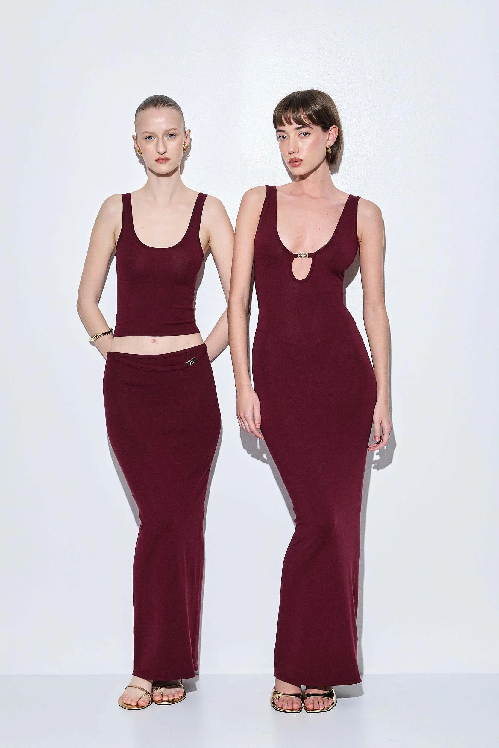 Knitted Buckle Maxi Skirt - Image 6