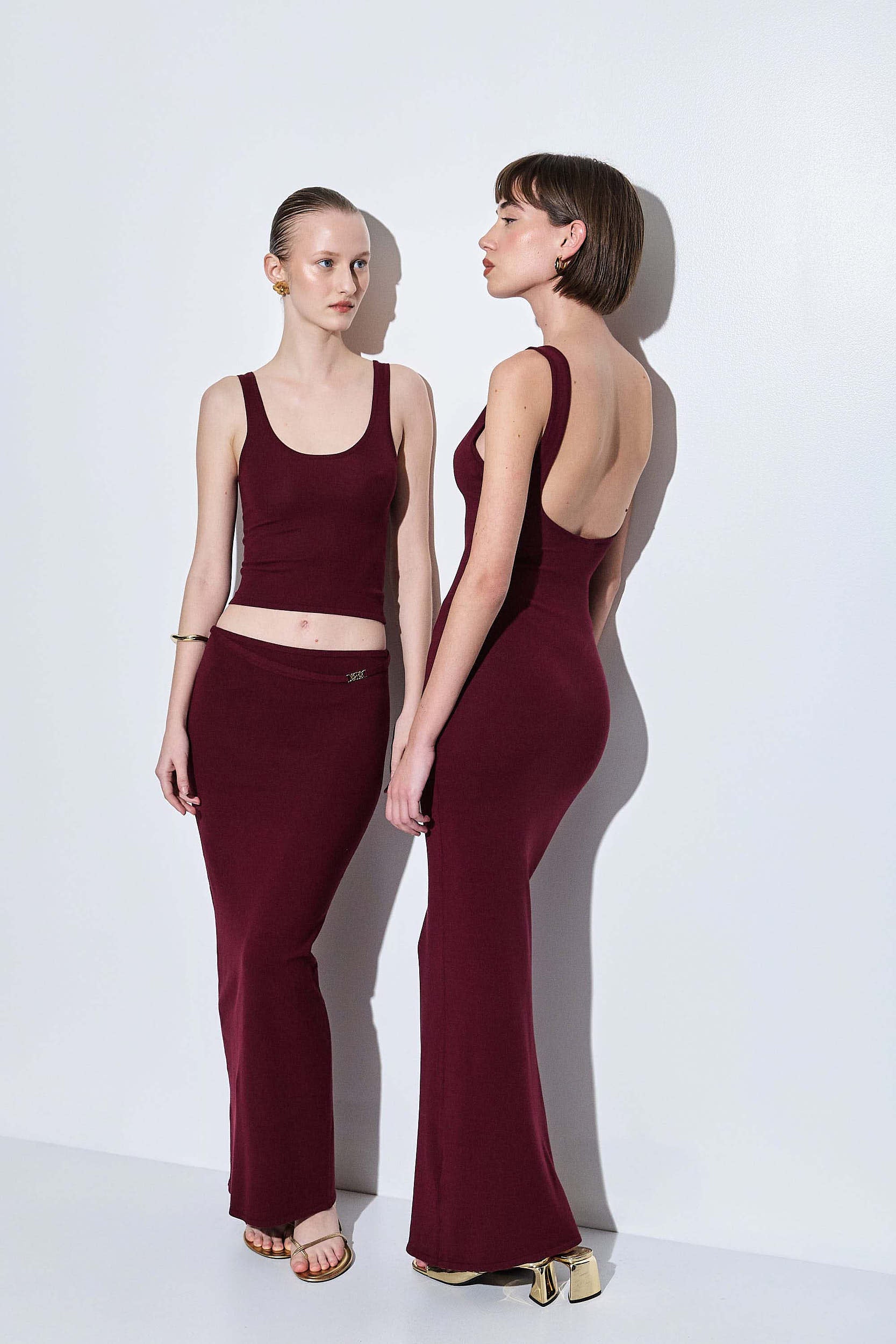 Knitted Buckle Maxi Skirt - Image 7
