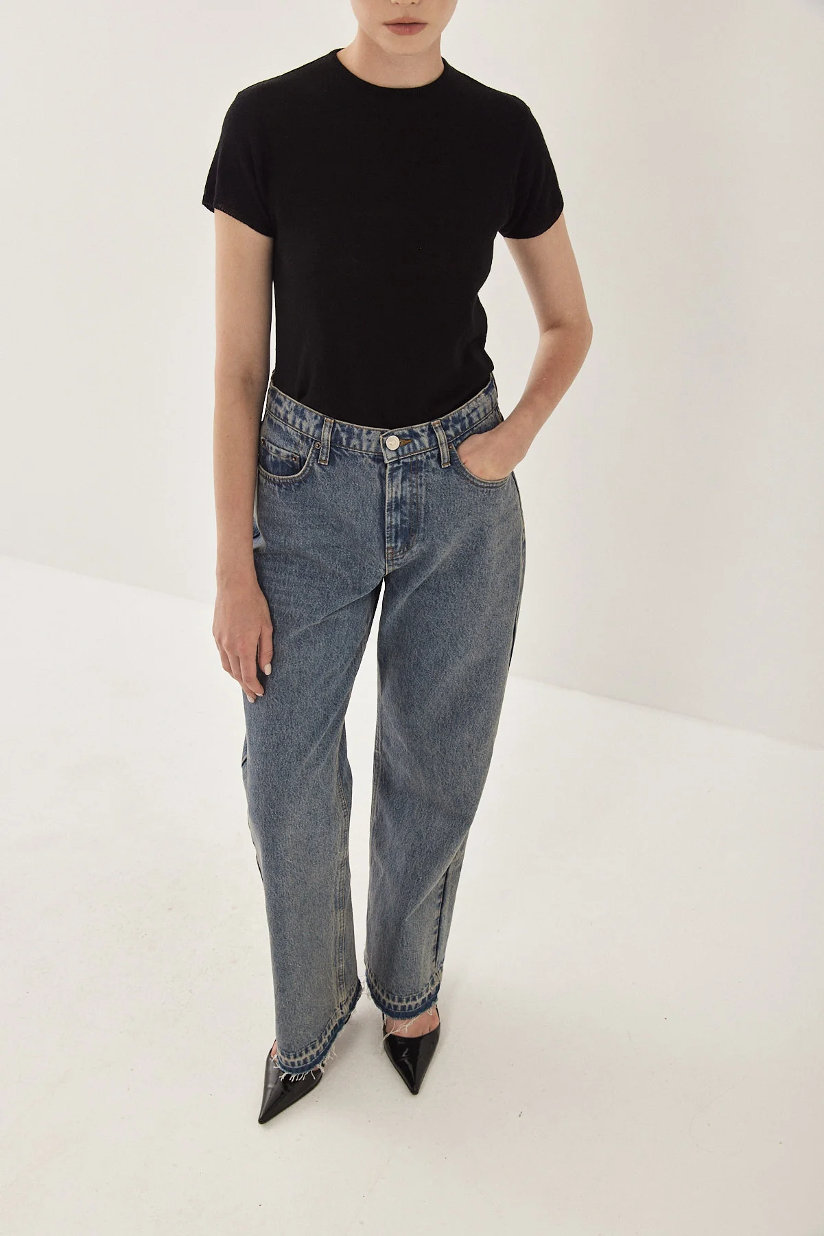 Knitted Crewneck T Shirt - Image 3