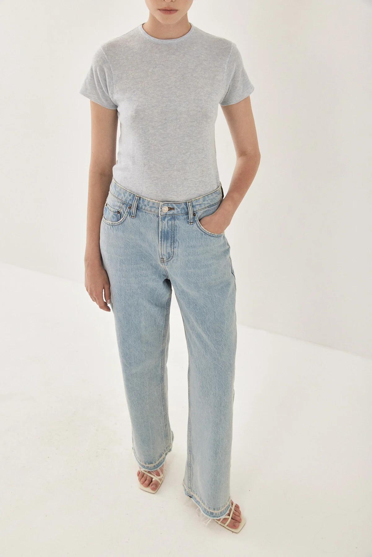 Knitted Crewneck T Shirt - Image 3