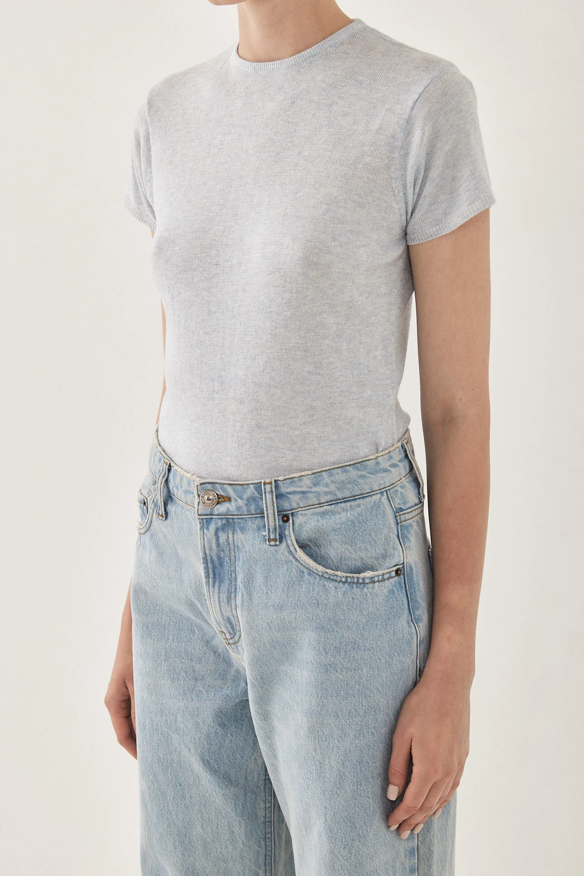 Knitted Crewneck T Shirt - Image 6