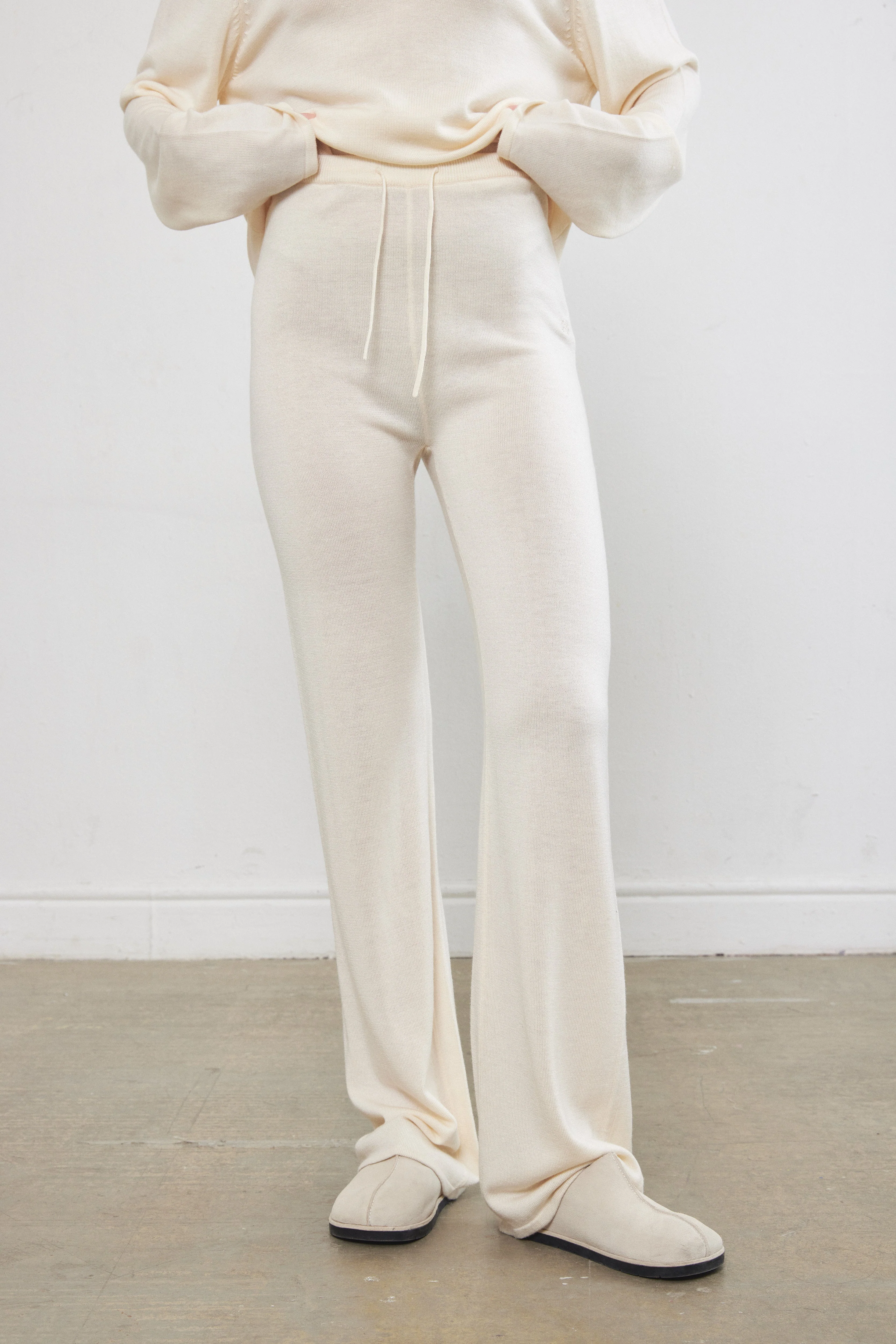 Knitted Flowy Pants - Image 6