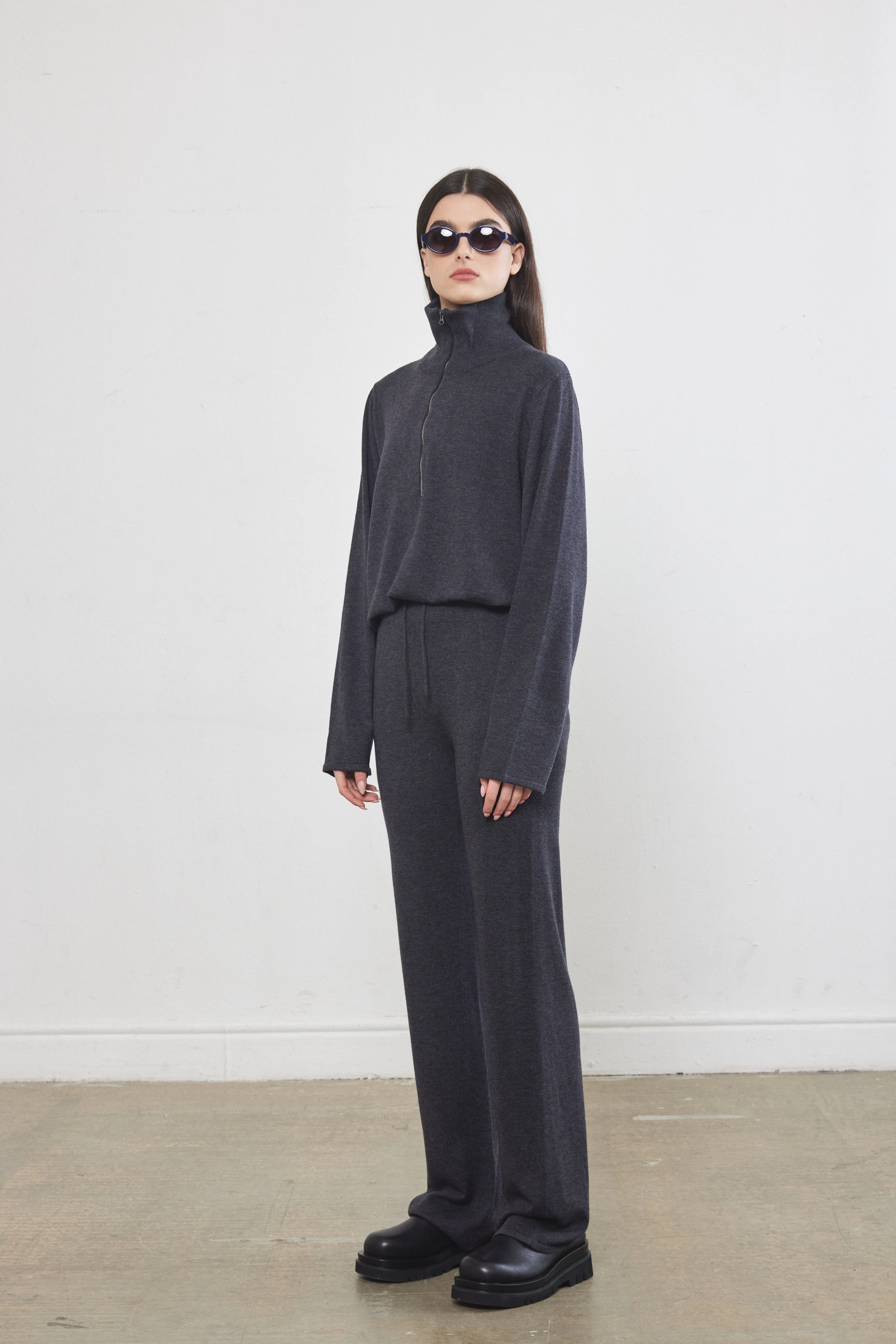 Knitted Flowy Pants - Image 3