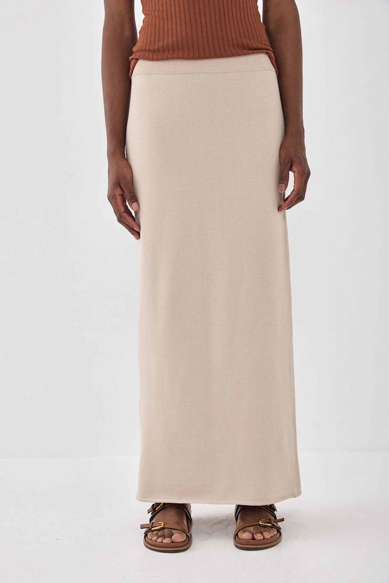 Knitted Maxi Skirt - Image 2