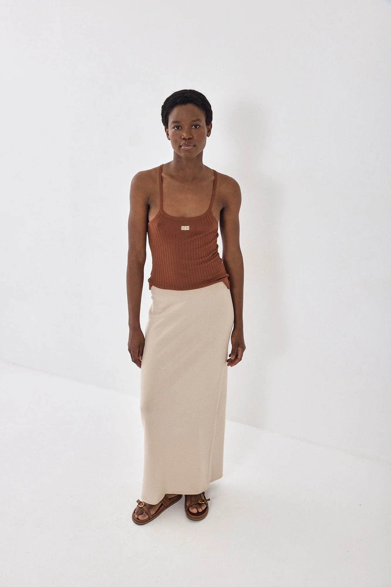 Knitted Maxi Skirt - Image 3