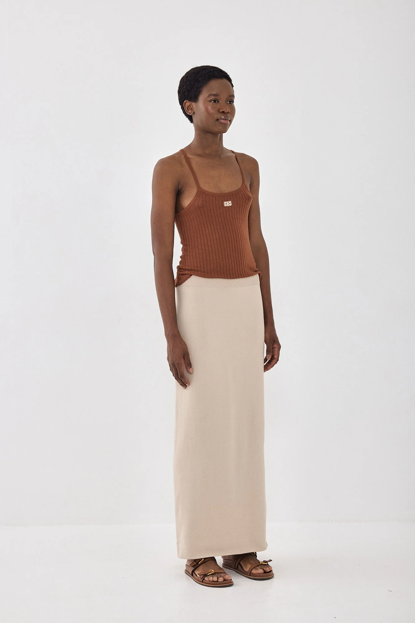 Knitted Maxi Skirt - Image 4