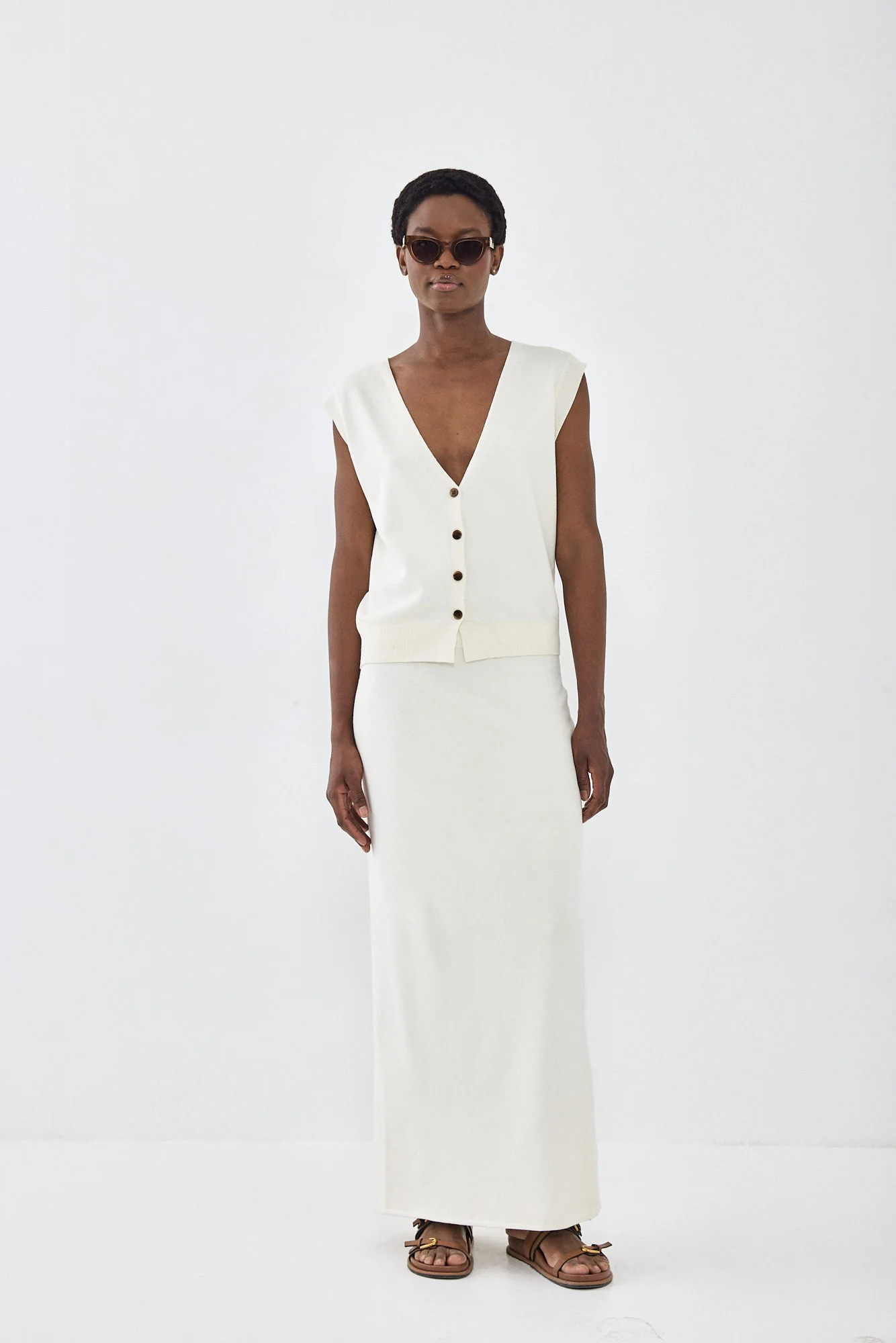Knitted Maxi Skirt
