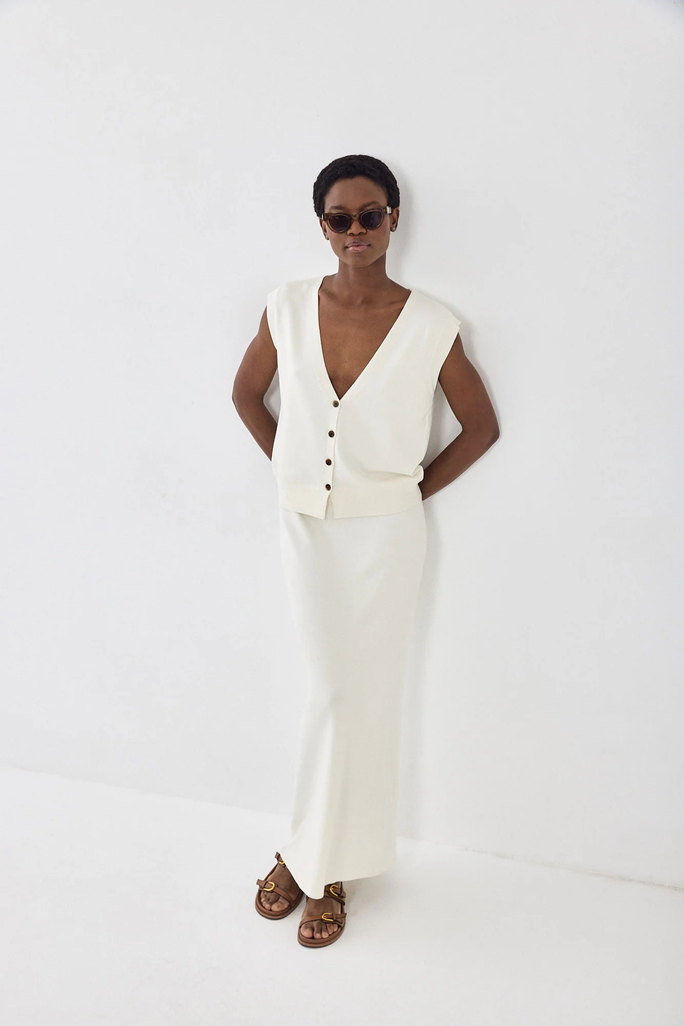 Knitted Maxi Skirt - Image 3