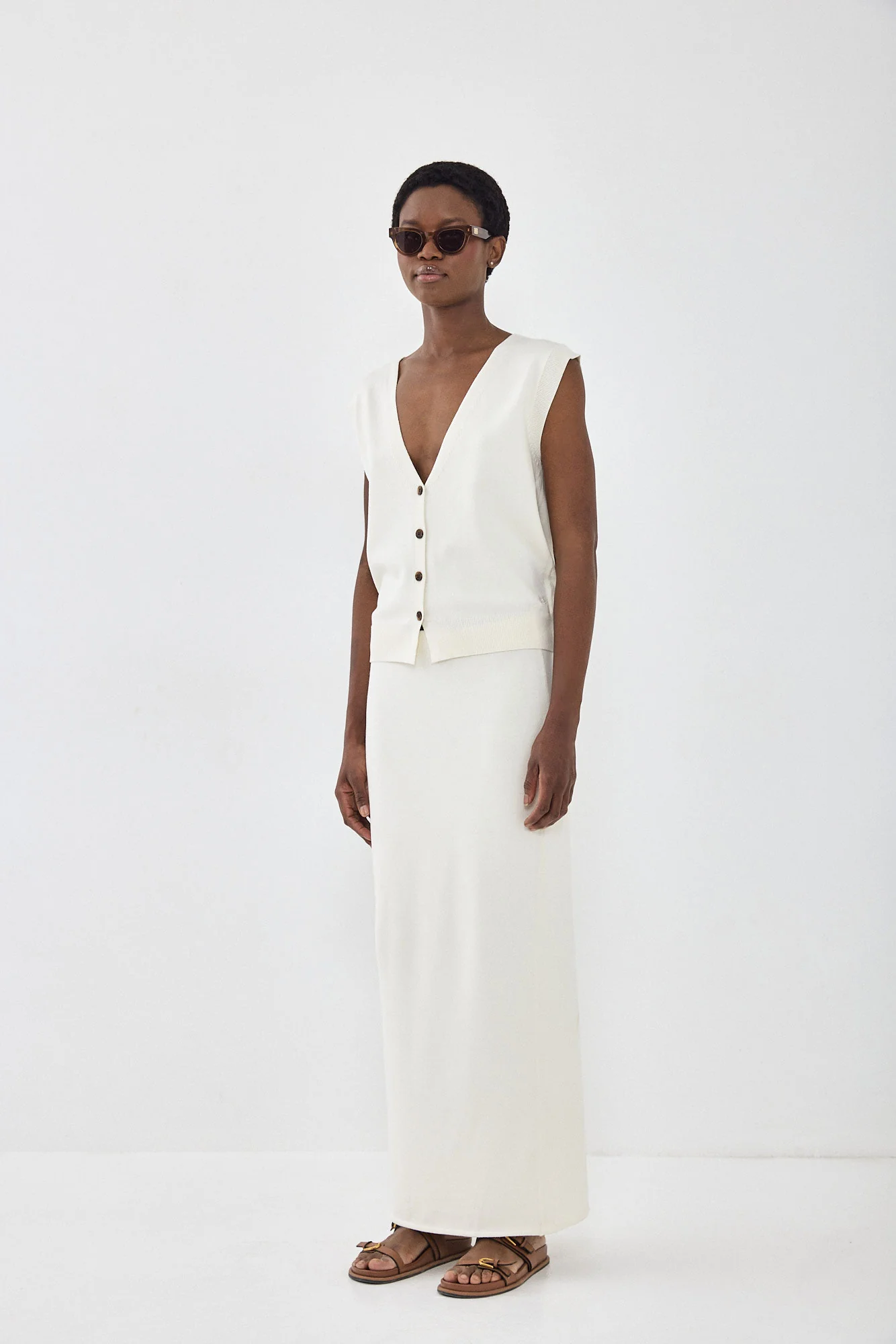 Knitted Maxi Skirt - Image 4