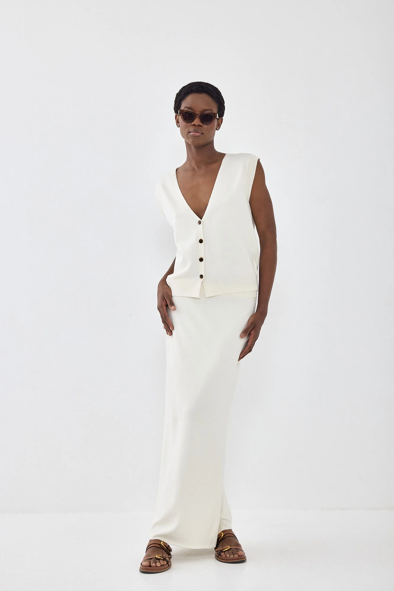 Knitted Maxi Skirt - Image 6