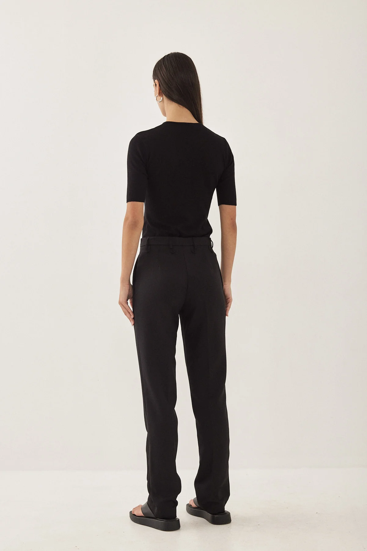 Knitted  Mid Sleeve T Shirt - Image 5