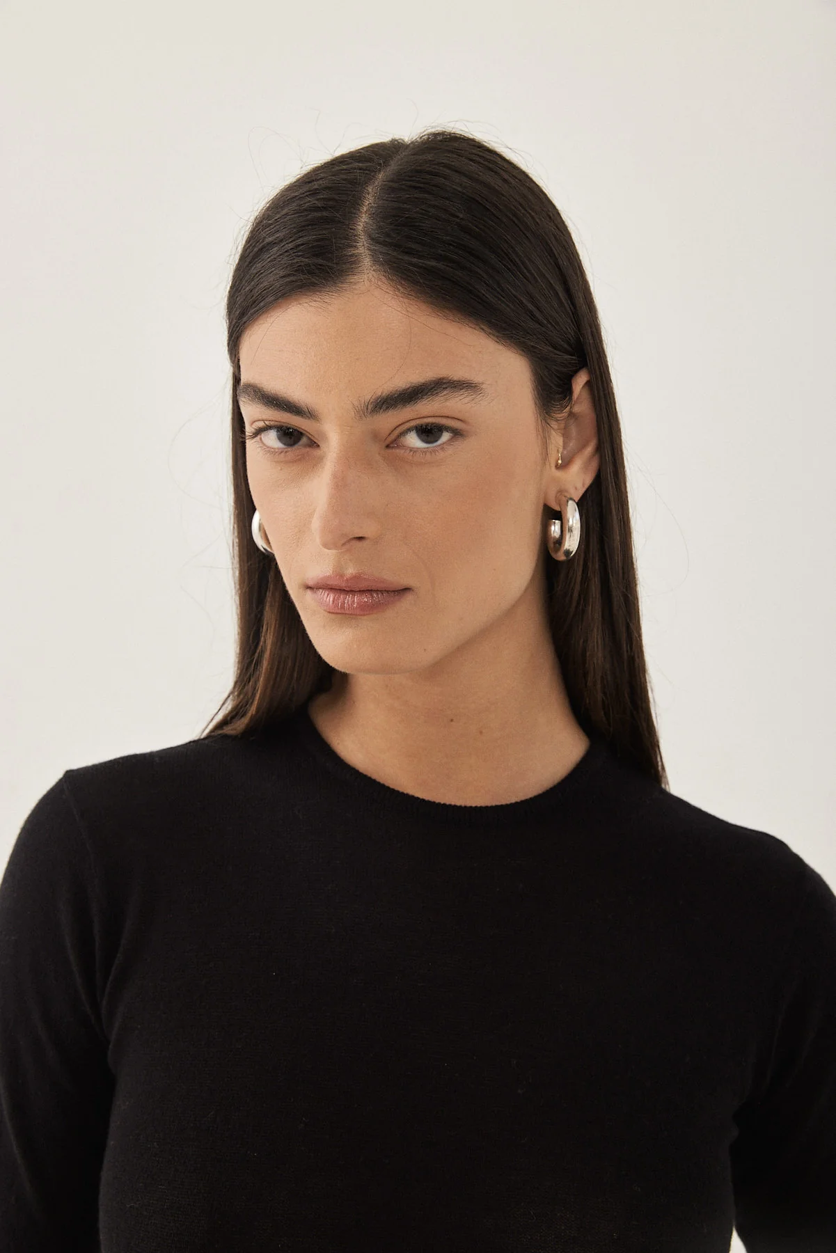 Knitted  Mid Sleeve T Shirt - Image 7