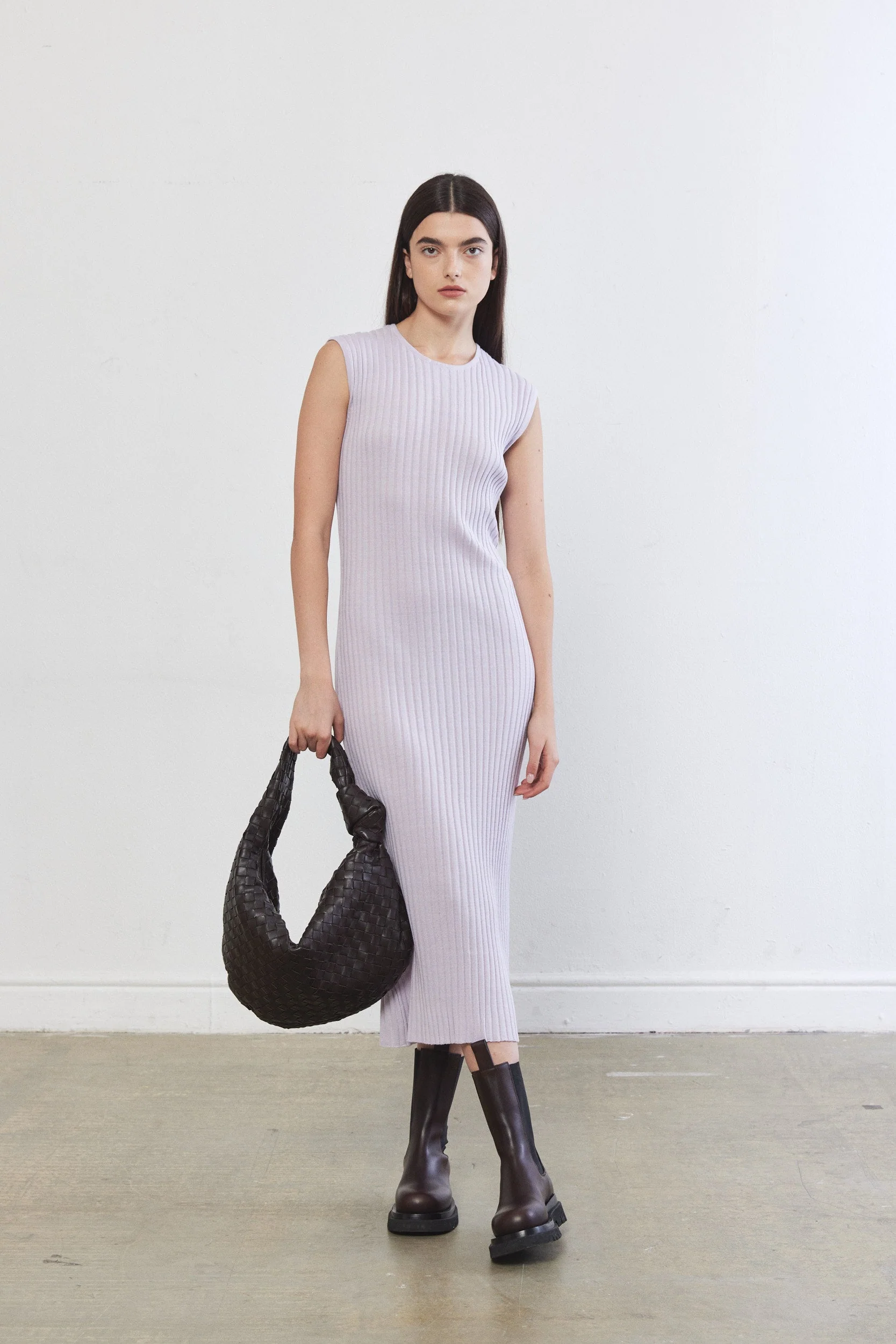 Knitted Muscle T Dress - Image 2