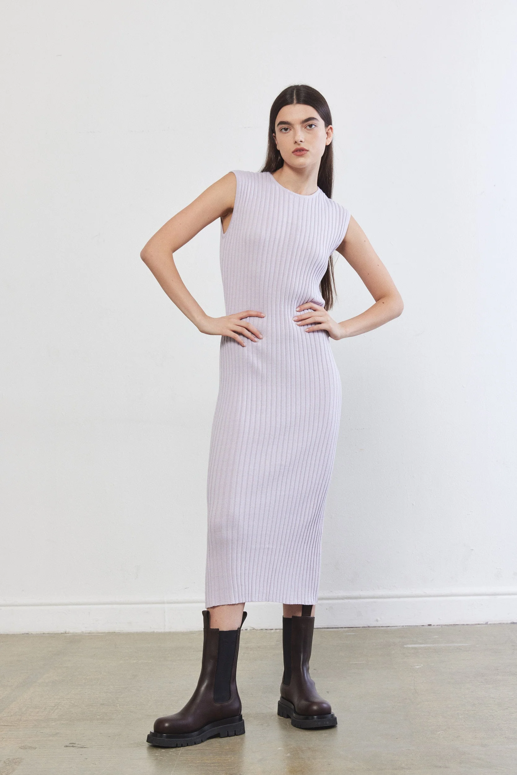 Knitted Muscle T Dress - Image 6