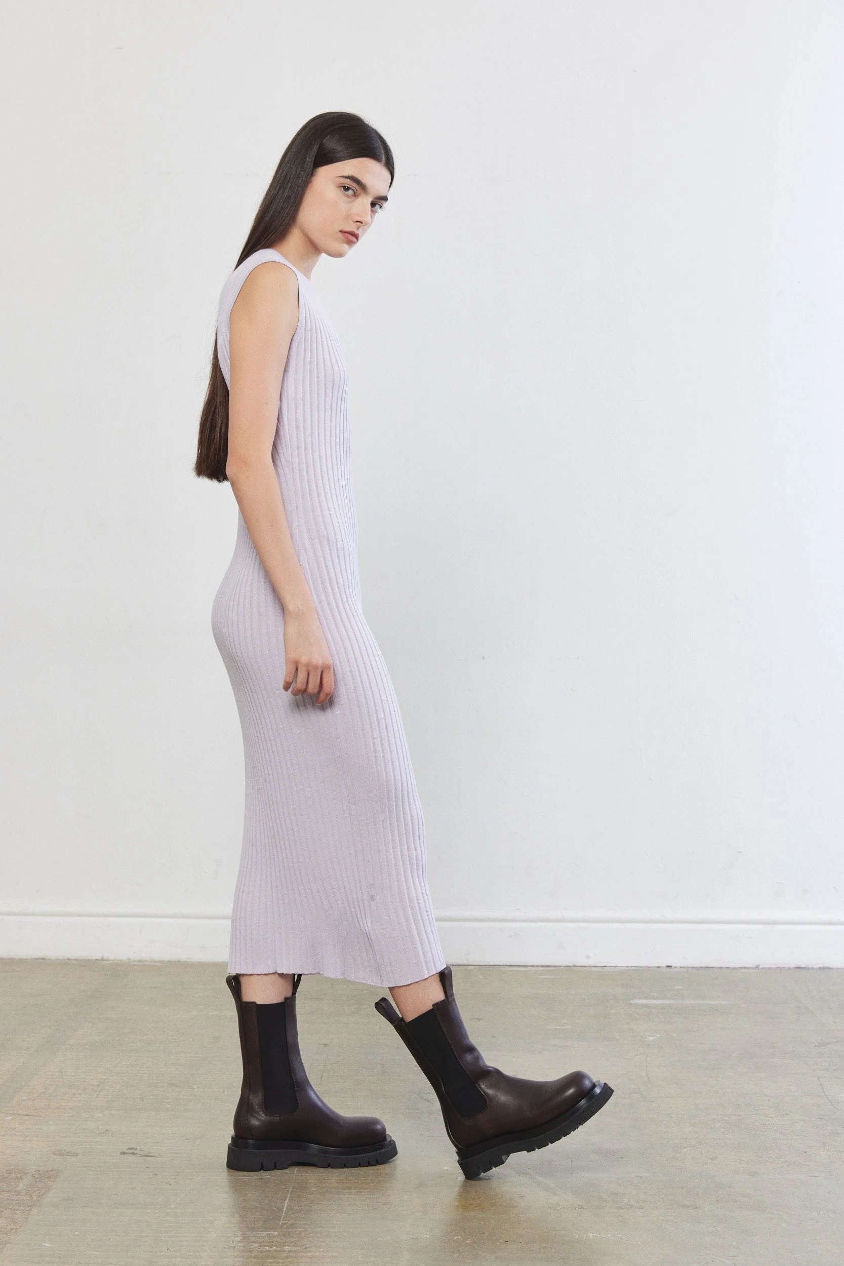 Knitted Muscle T Dress - Image 7