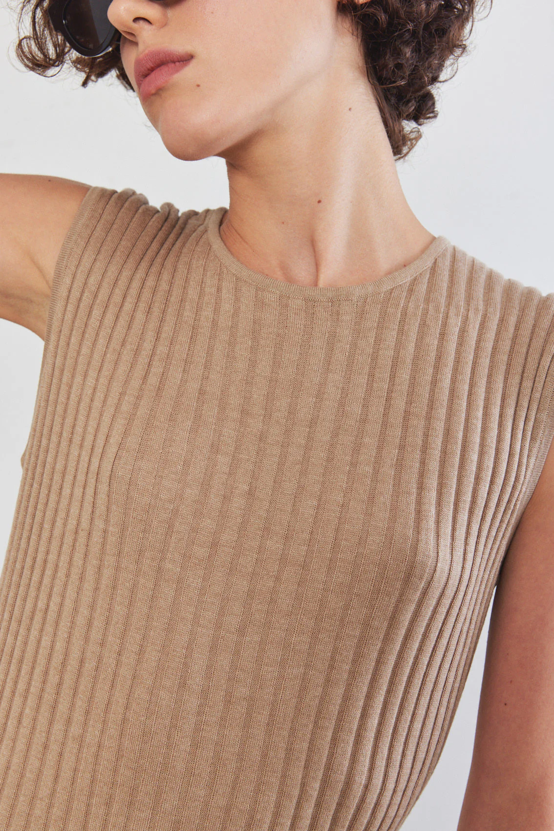 Knitted Muscle T Dress - Image 3