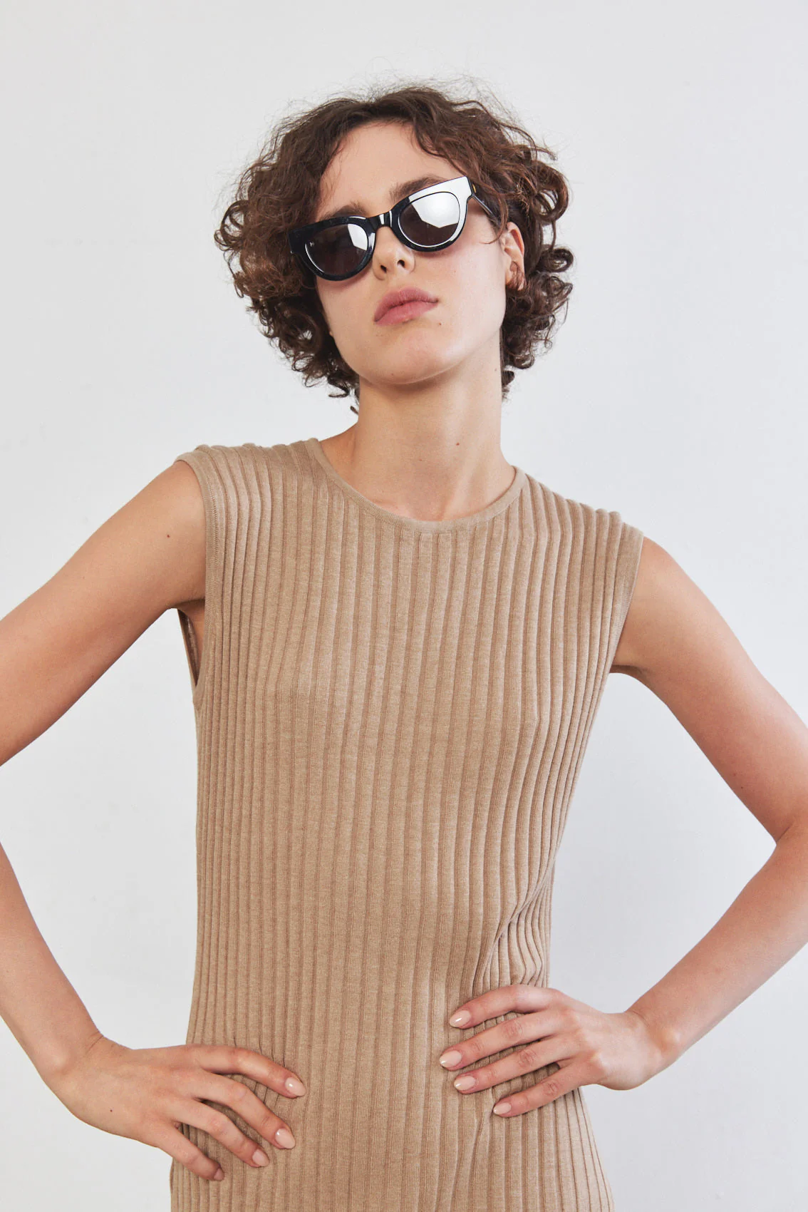 Knitted Muscle T Dress - Image 4