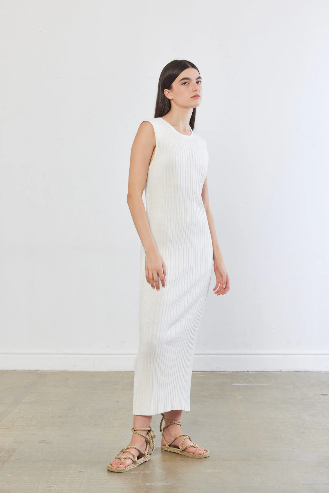 Knitted Muscle T Dress - Image 2
