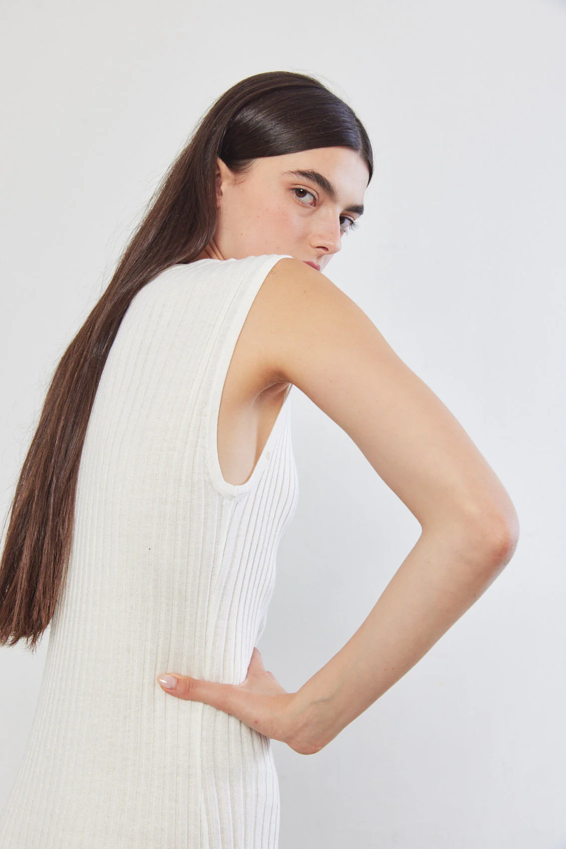 Knitted Muscle T Dress - Image 3