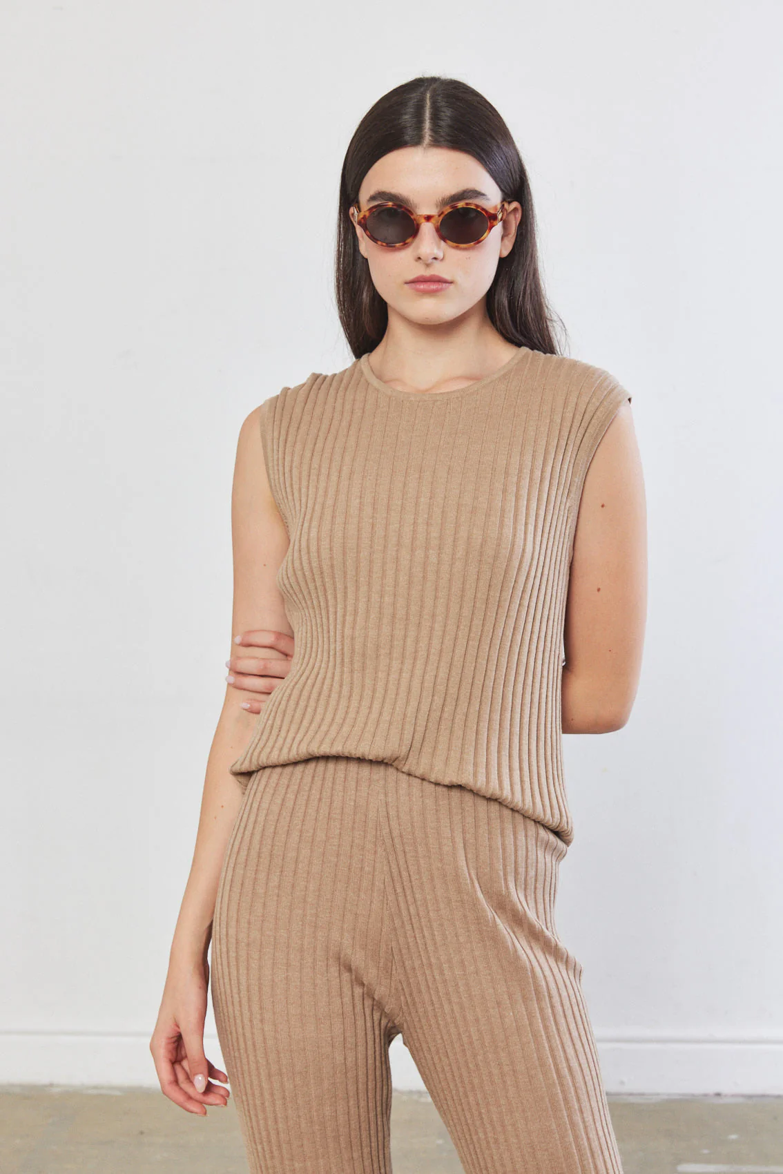 Knitted Muscle T