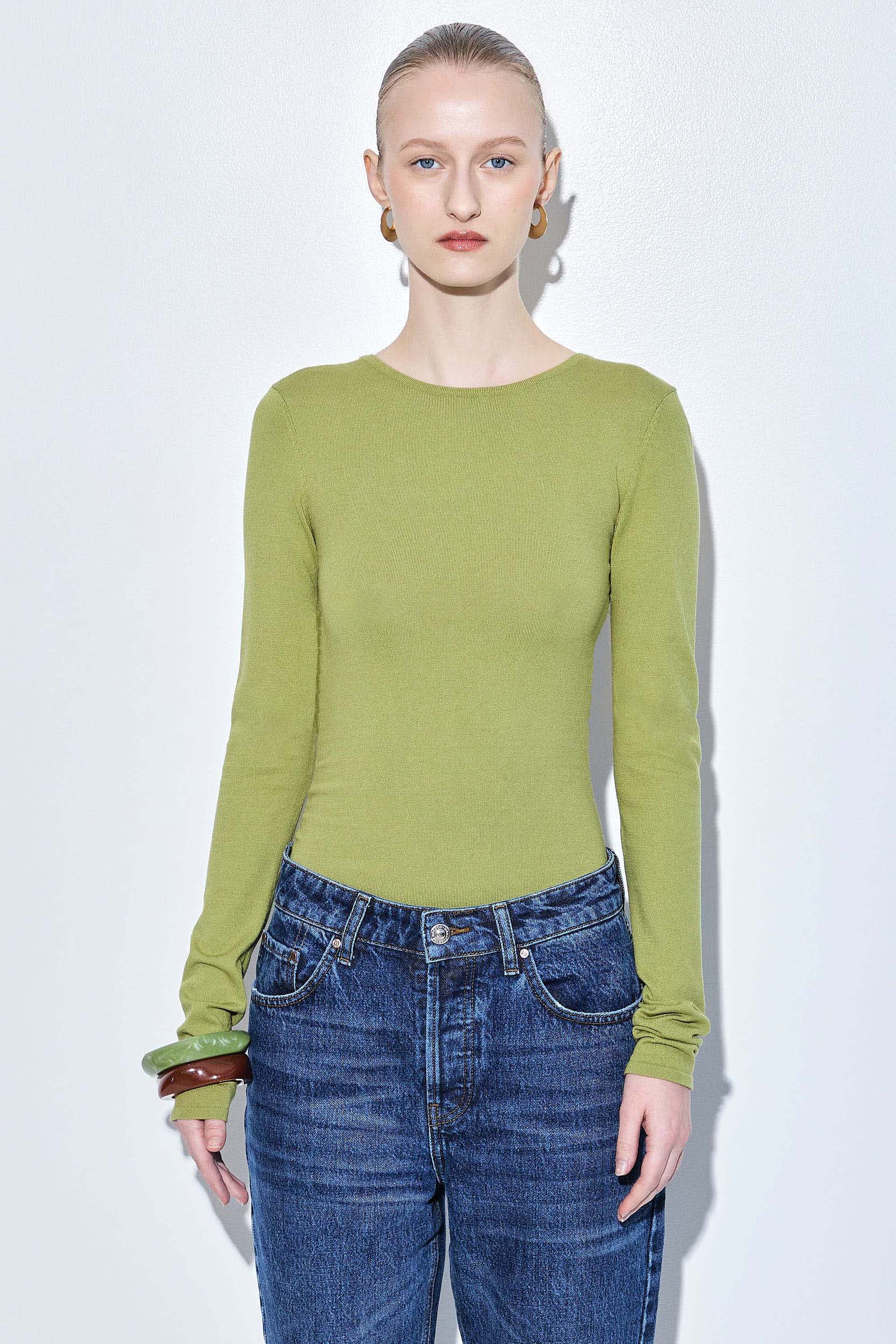 Knitted Open Back Buckled Top - Image 2
