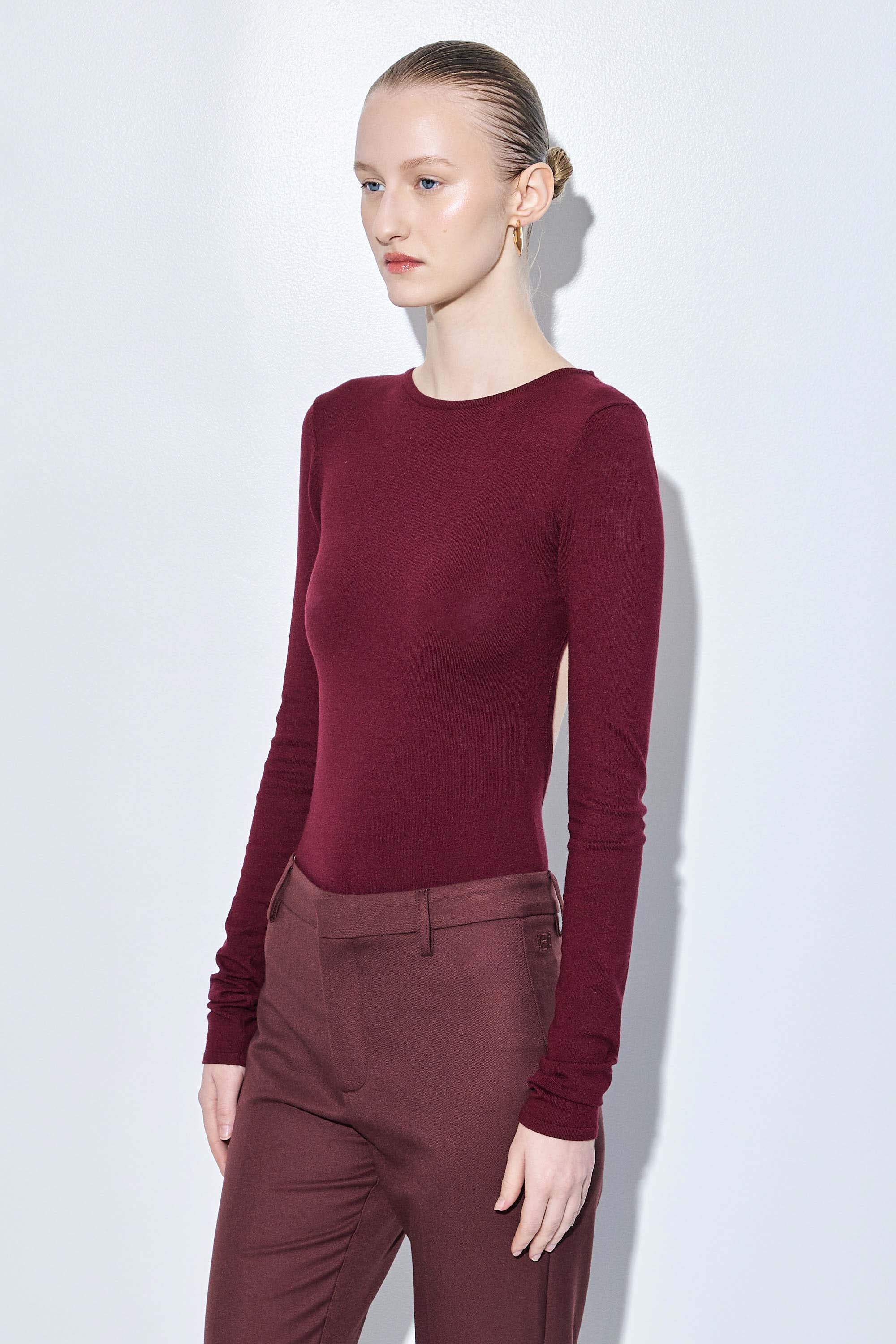 Knitted Open Back Buckled Top - Image 4