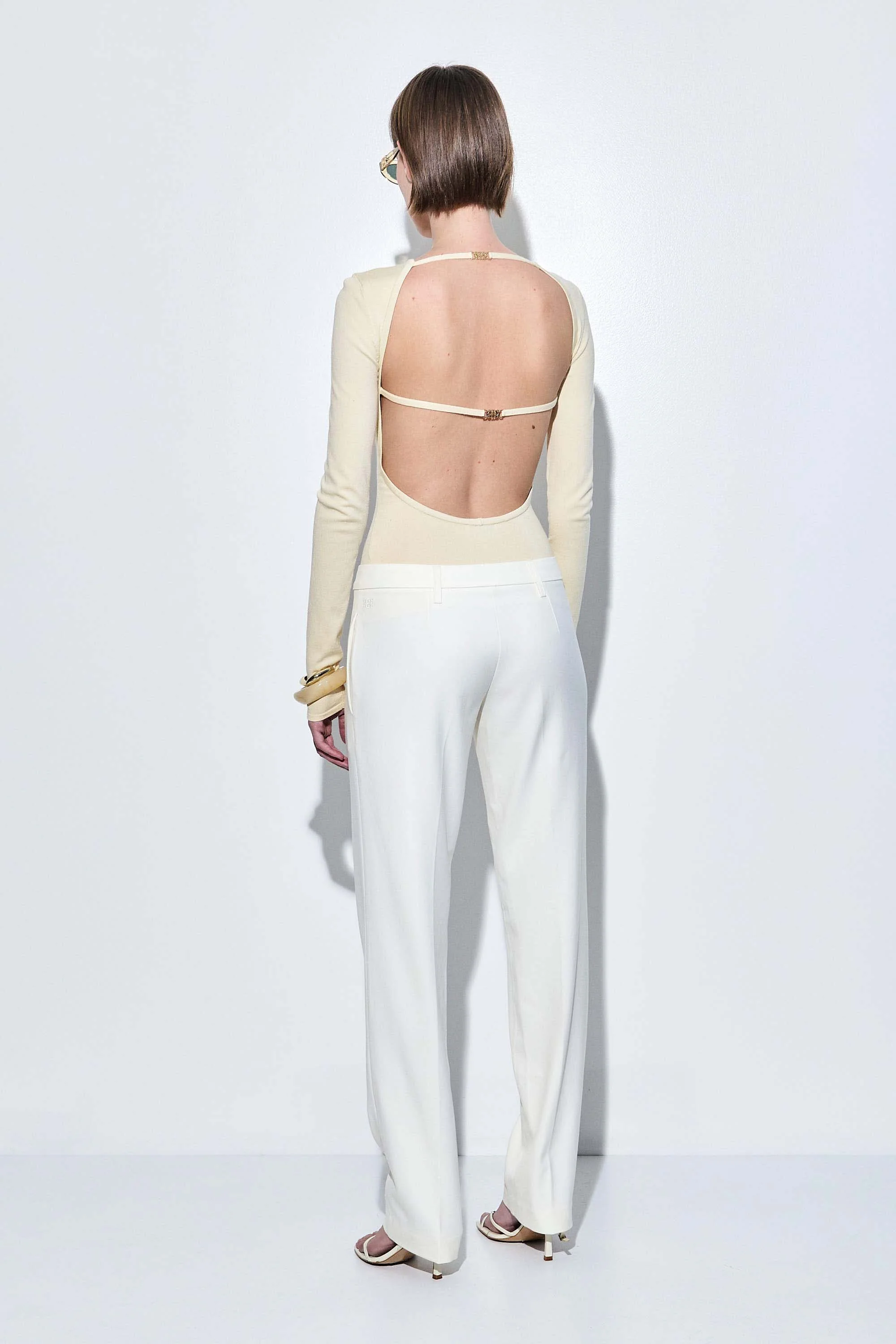 Knitted Open Back Buckled Top - Image 6