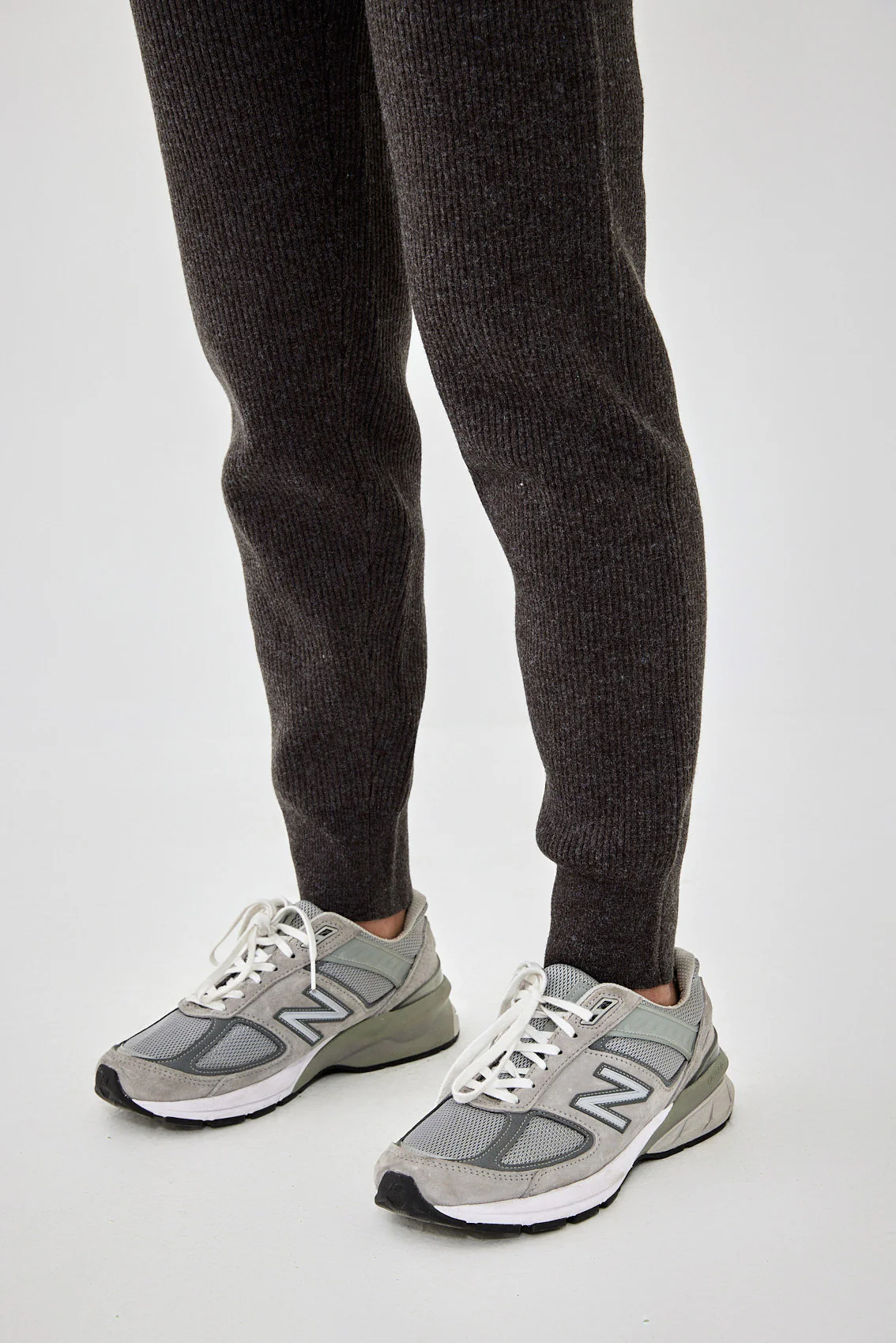 Knitted Ribbed Jogger - Image 7