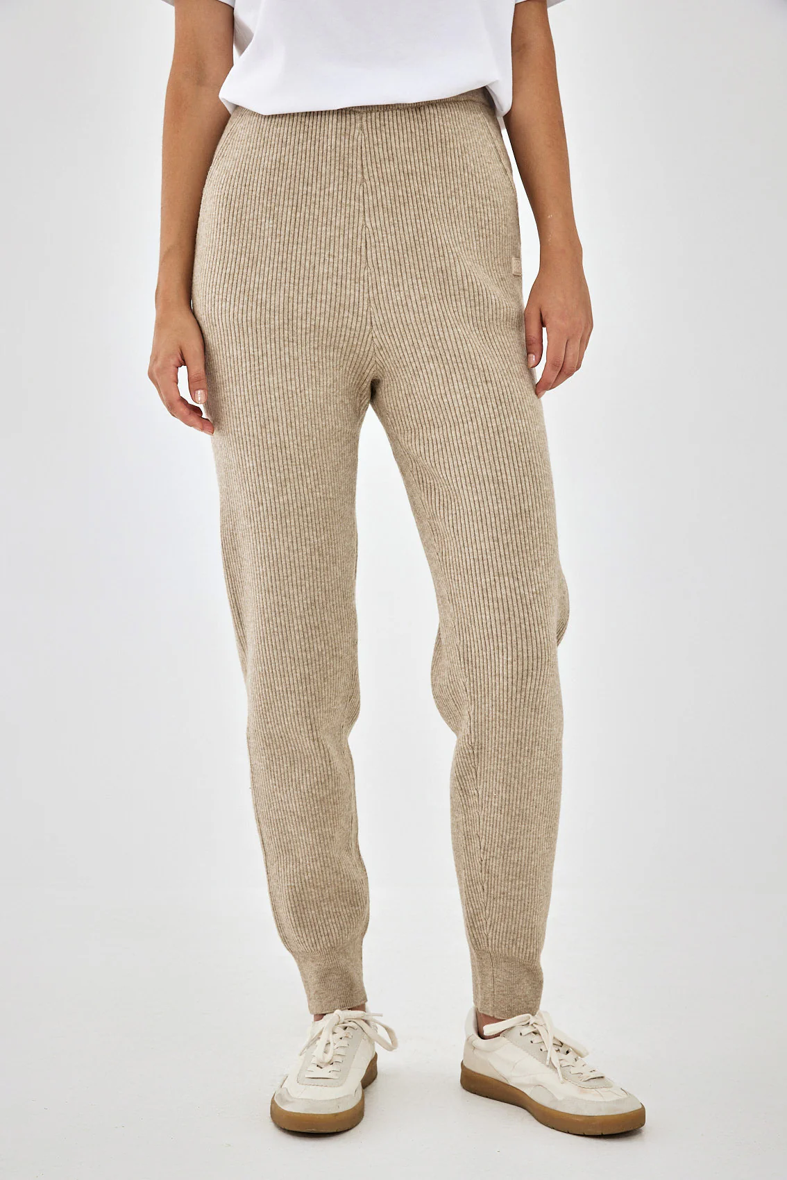 Knitted Ribbed Jogger - Image 2