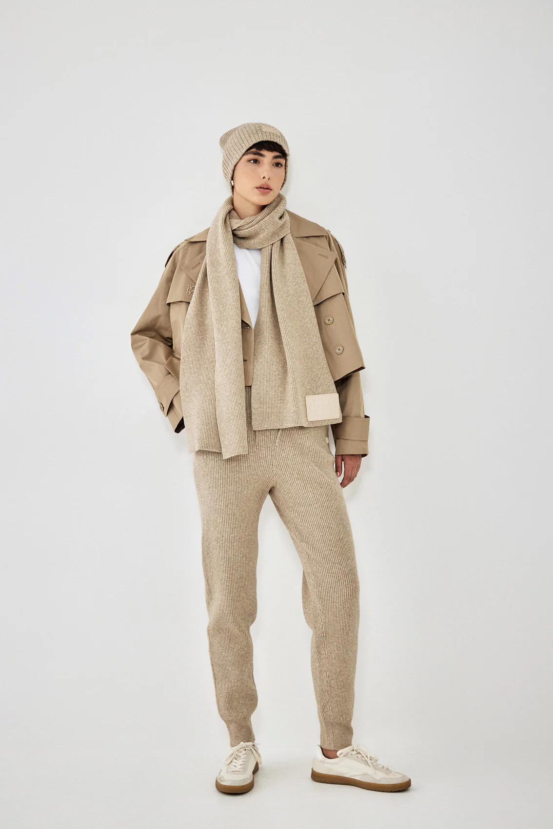 Knitted Ribbed Jogger - Image 8