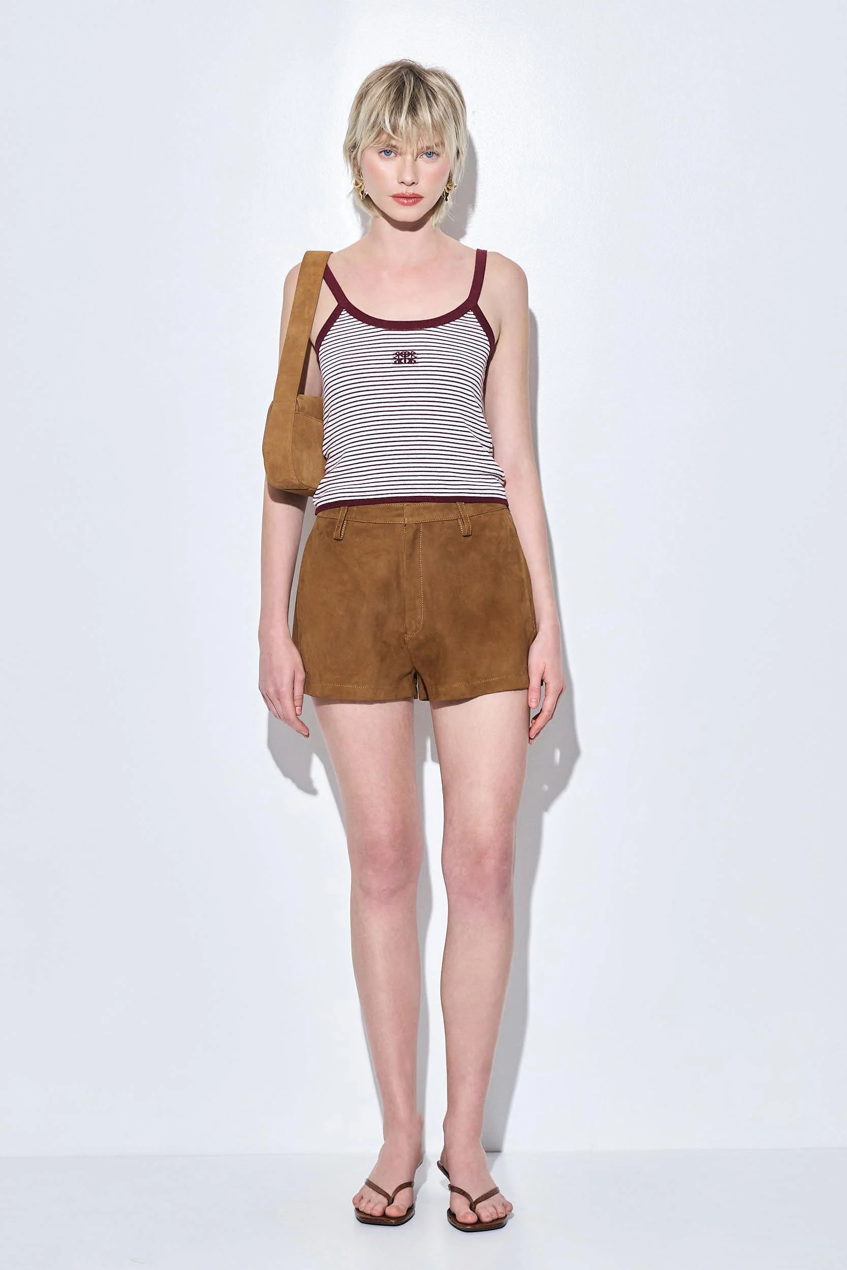 Knitted Sporty Cami Top - Image 2