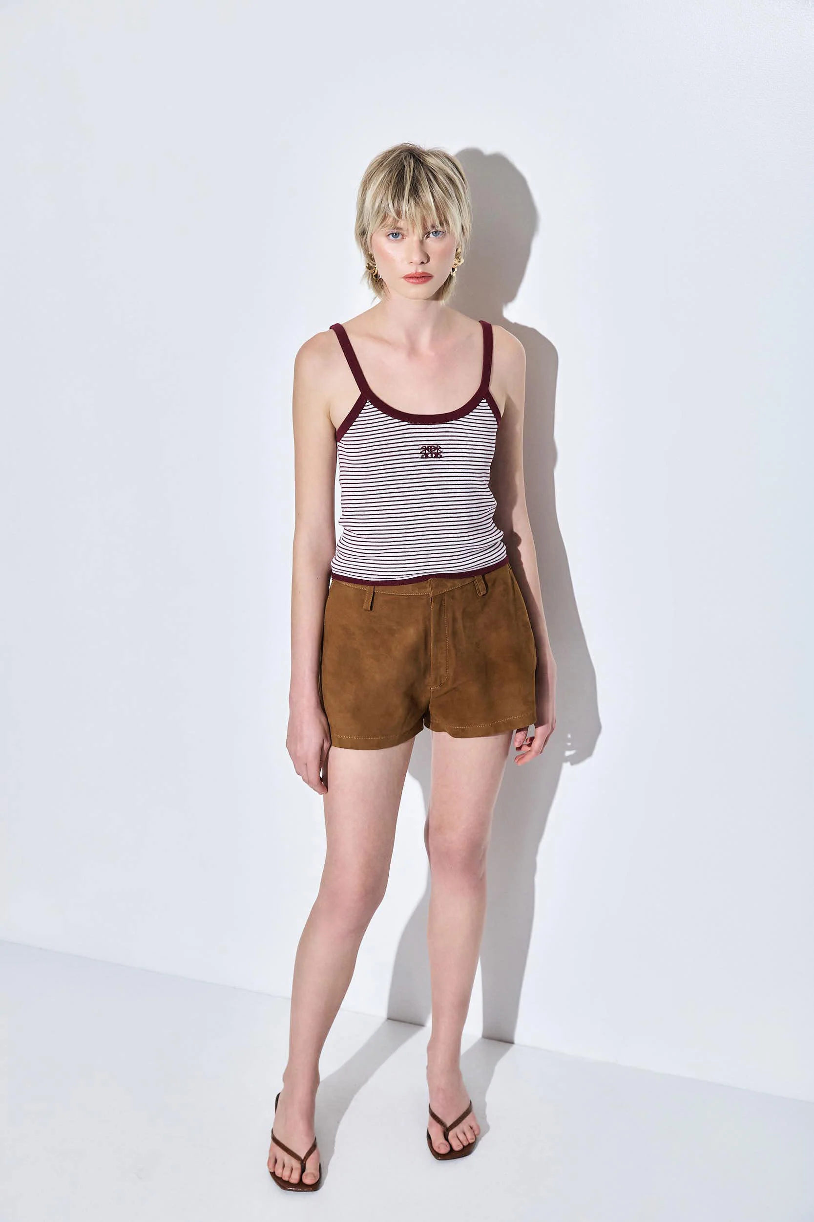 Knitted Sporty Cami Top - Image 3