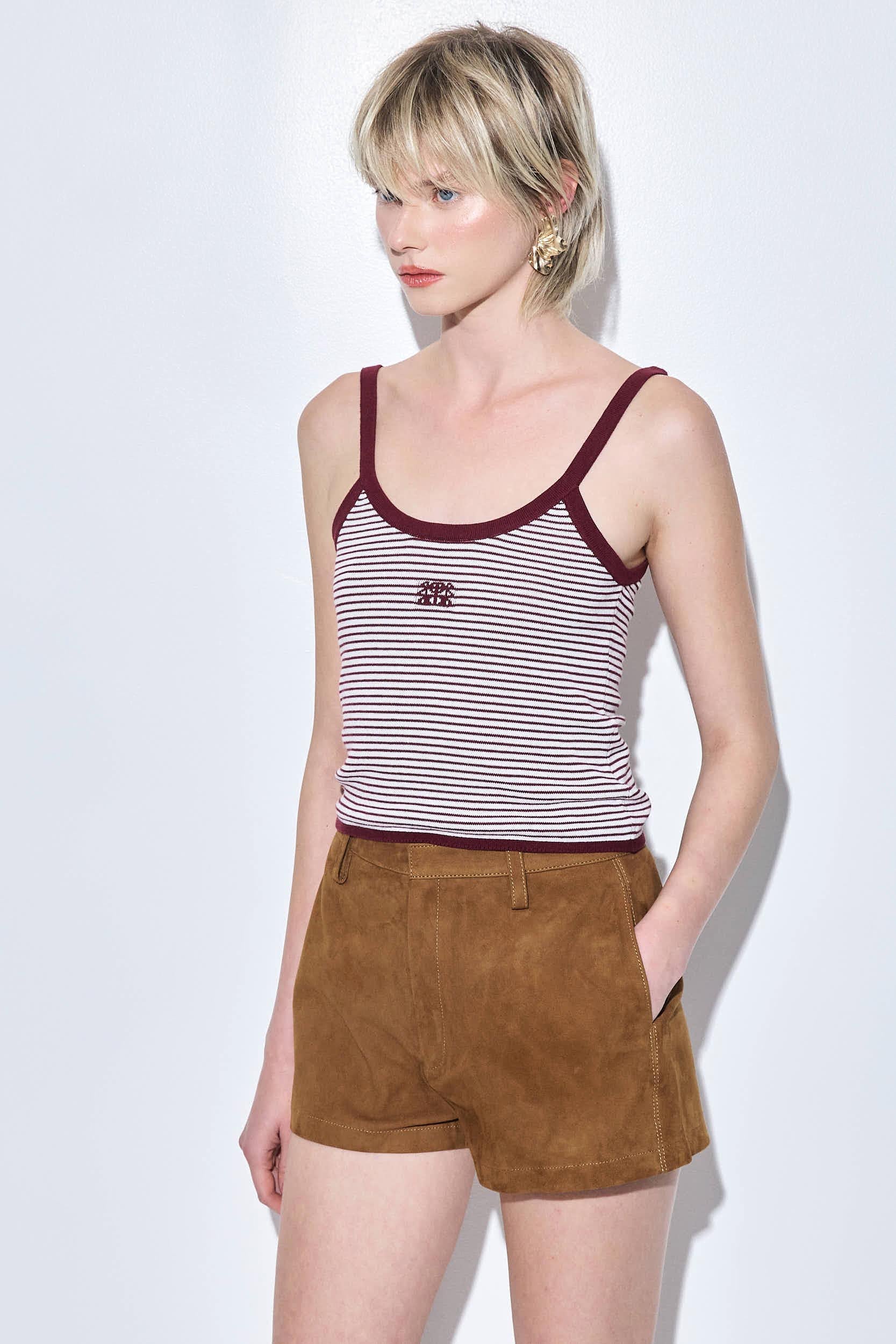 Knitted Sporty Cami Top - Image 4