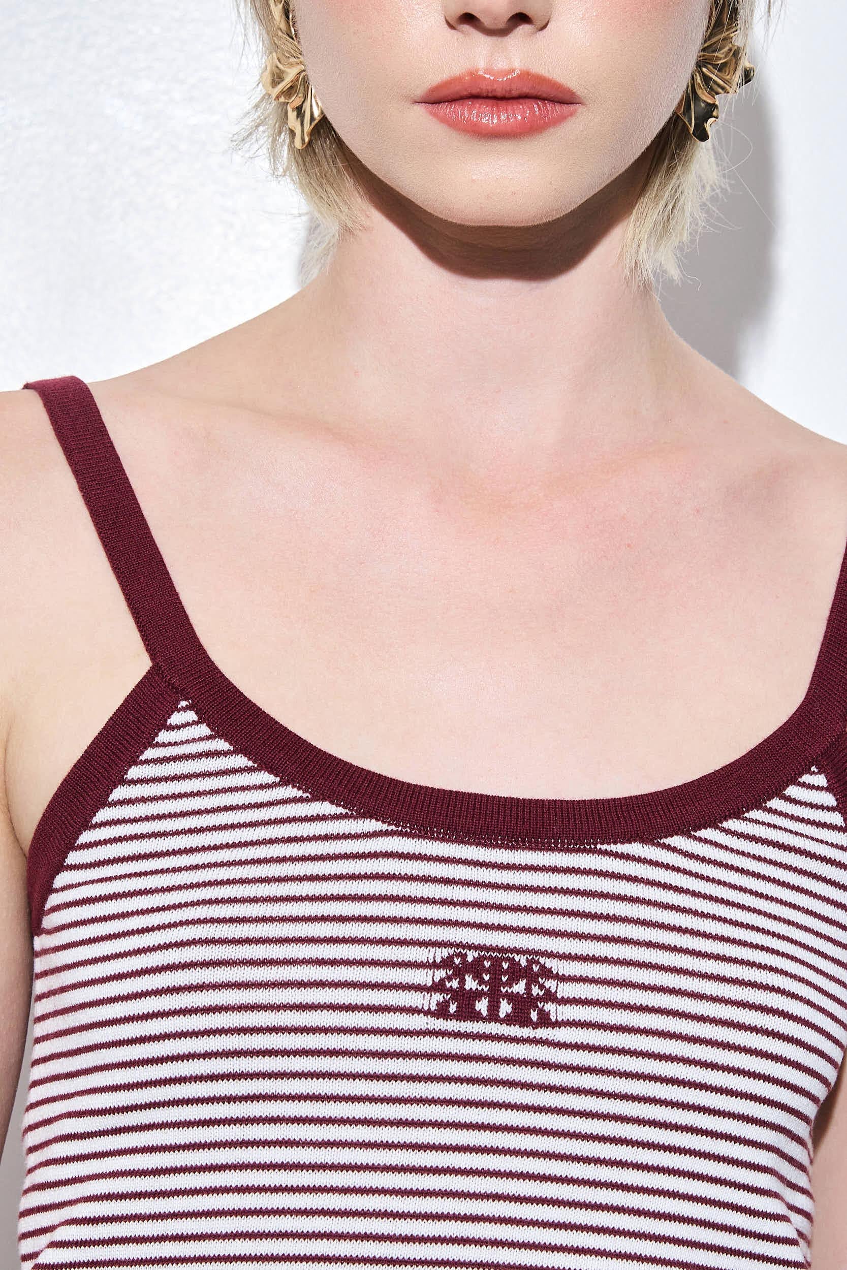 Knitted Sporty Cami Top - Image 6